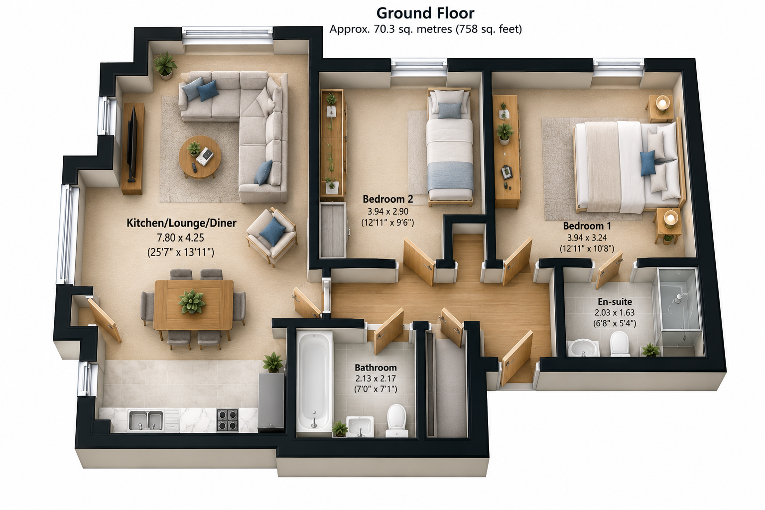 Wills Crescent, West Malling floorplan