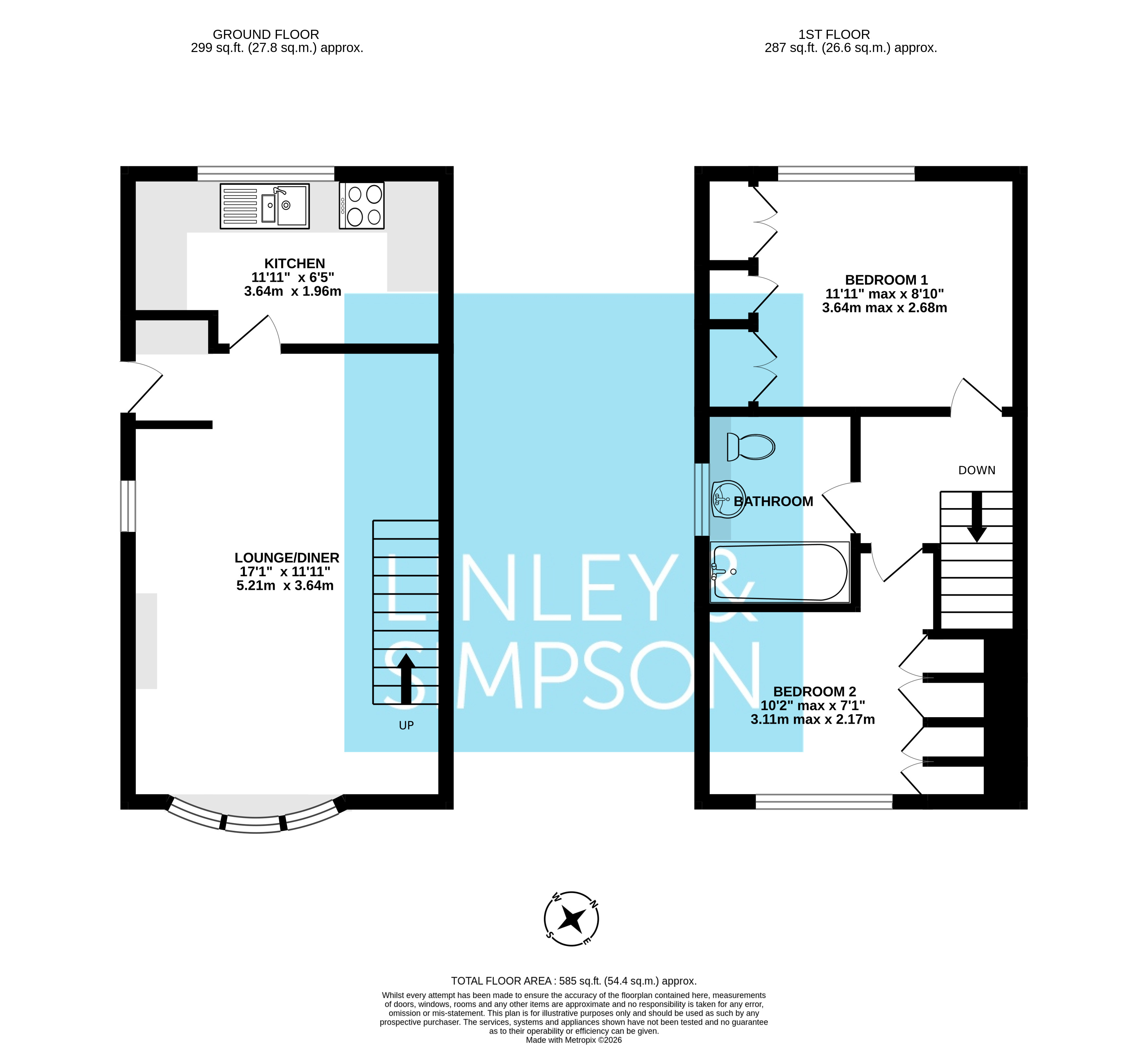 5, Waveney Grove, York floorplan