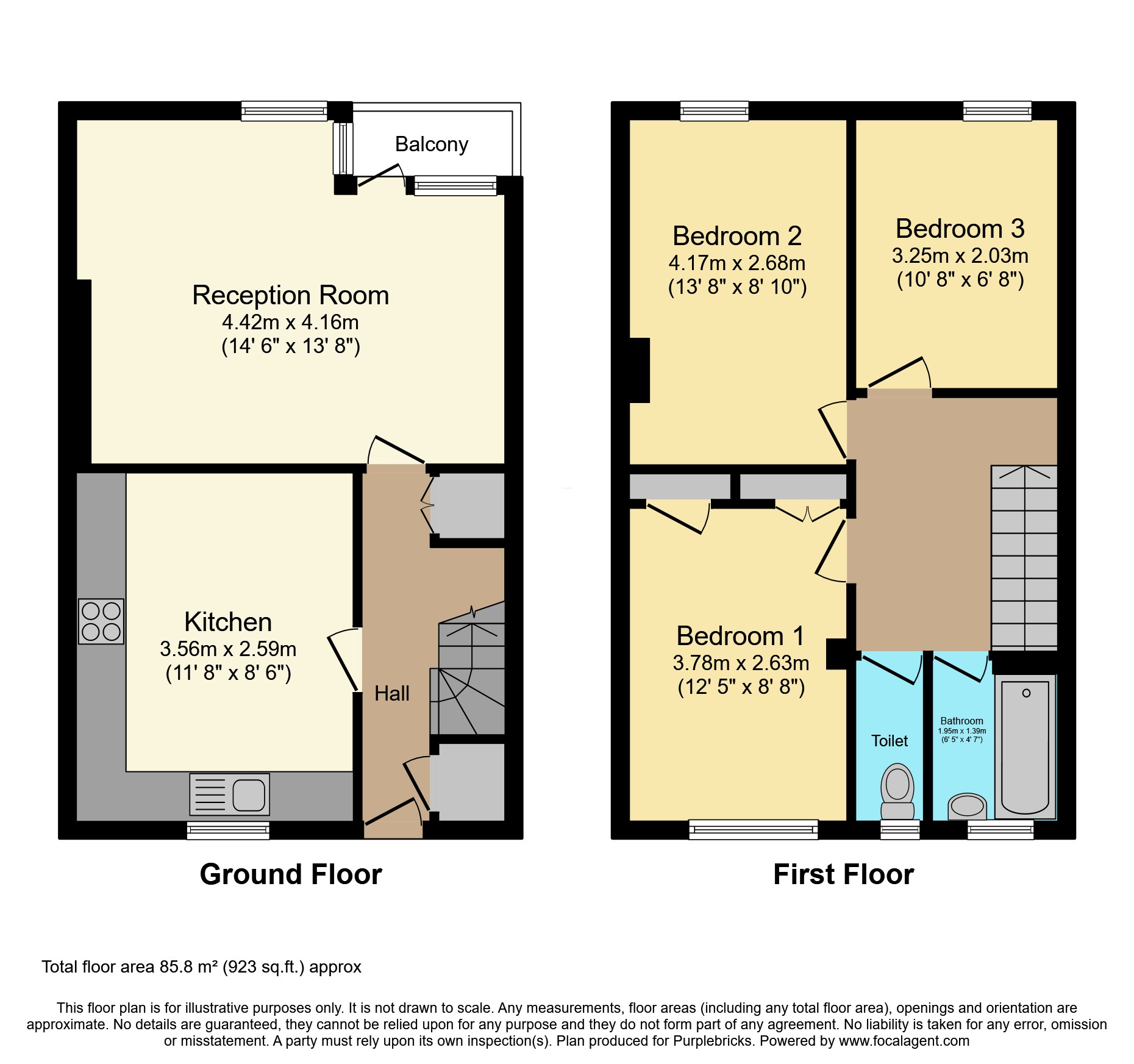 22, Old Church Road, London floorplan