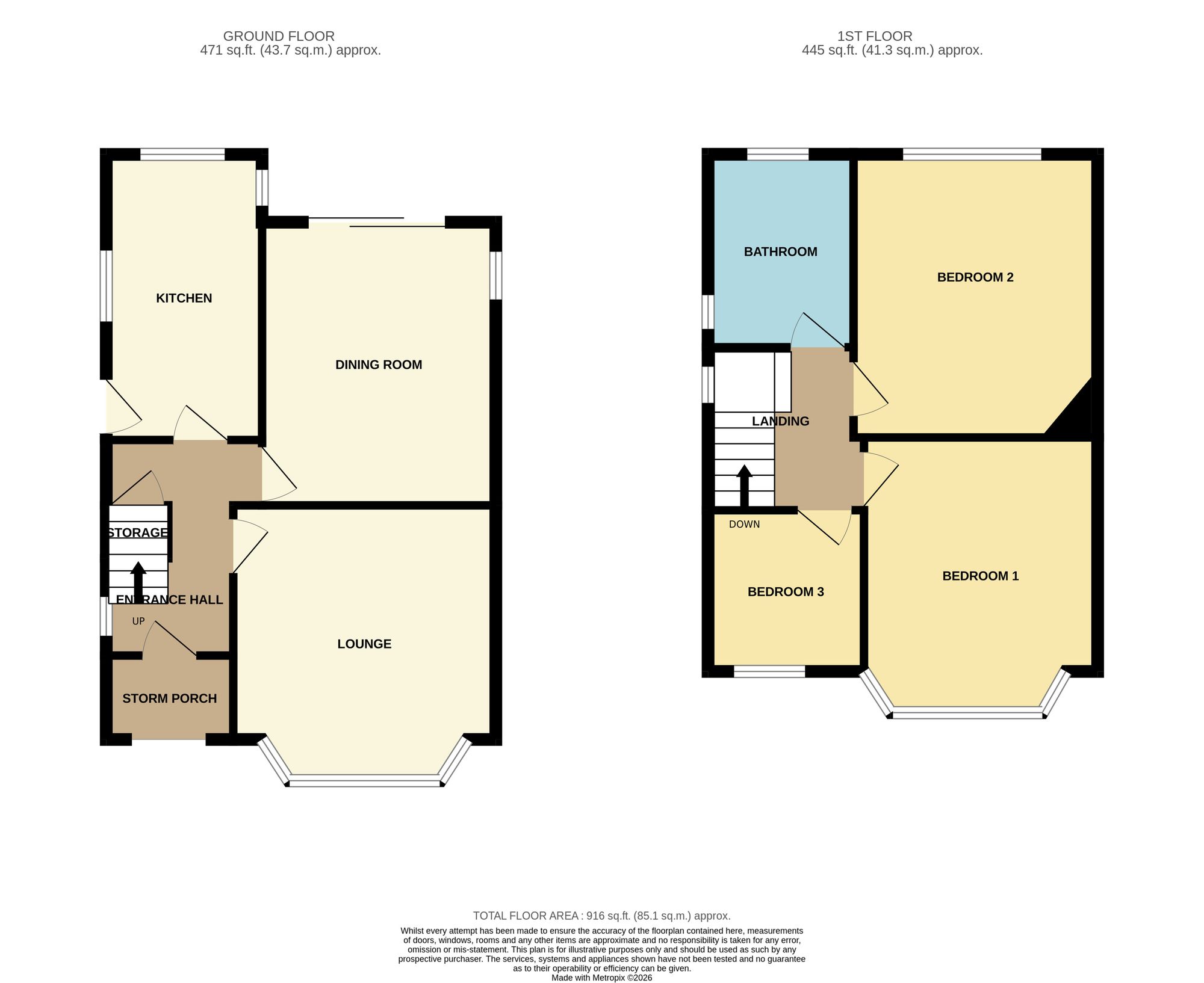 14 Greenstead Road, Scarborough floorplan