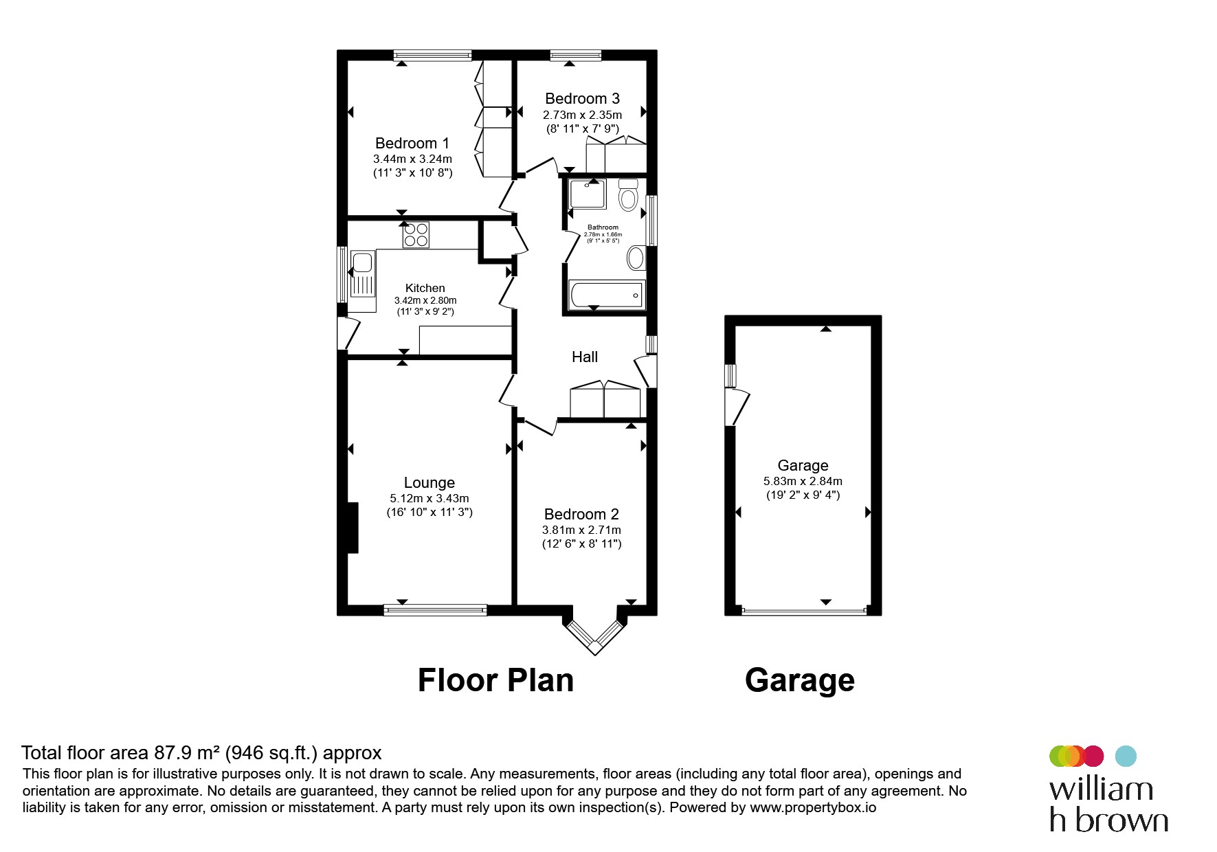 5, Sunningdale Close, Doncaster floorplan