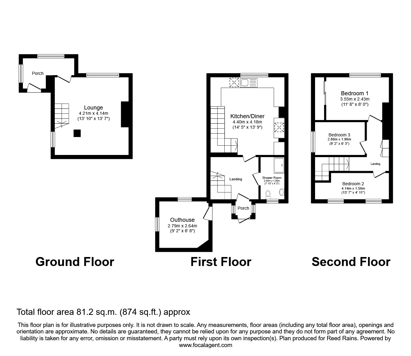 Sunny Bank, Cragg Vale, Hebden Bridge, West Yorkshire HX7, 3 bedroom
