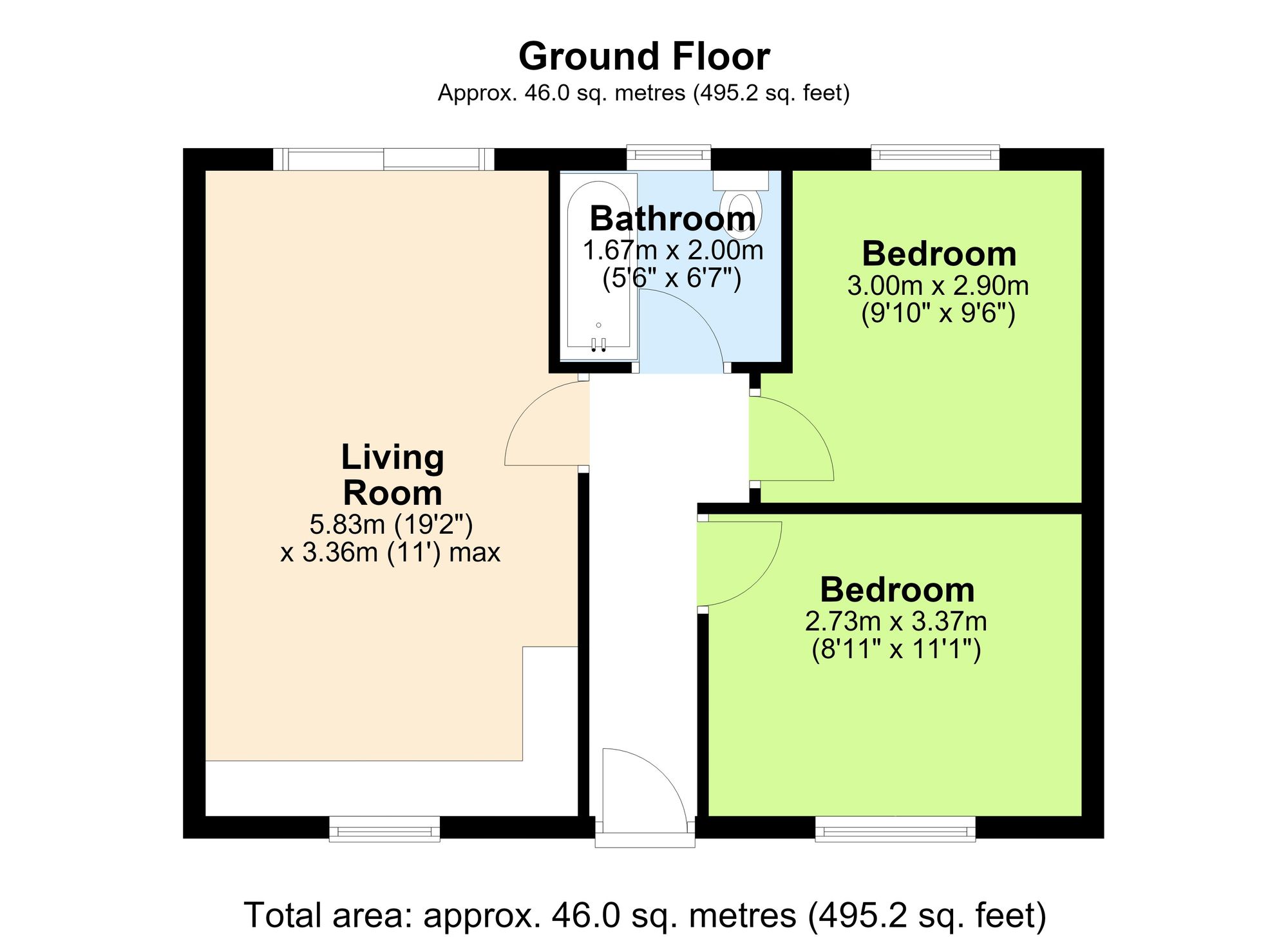 3 Leyland Street, Wigan floorplan