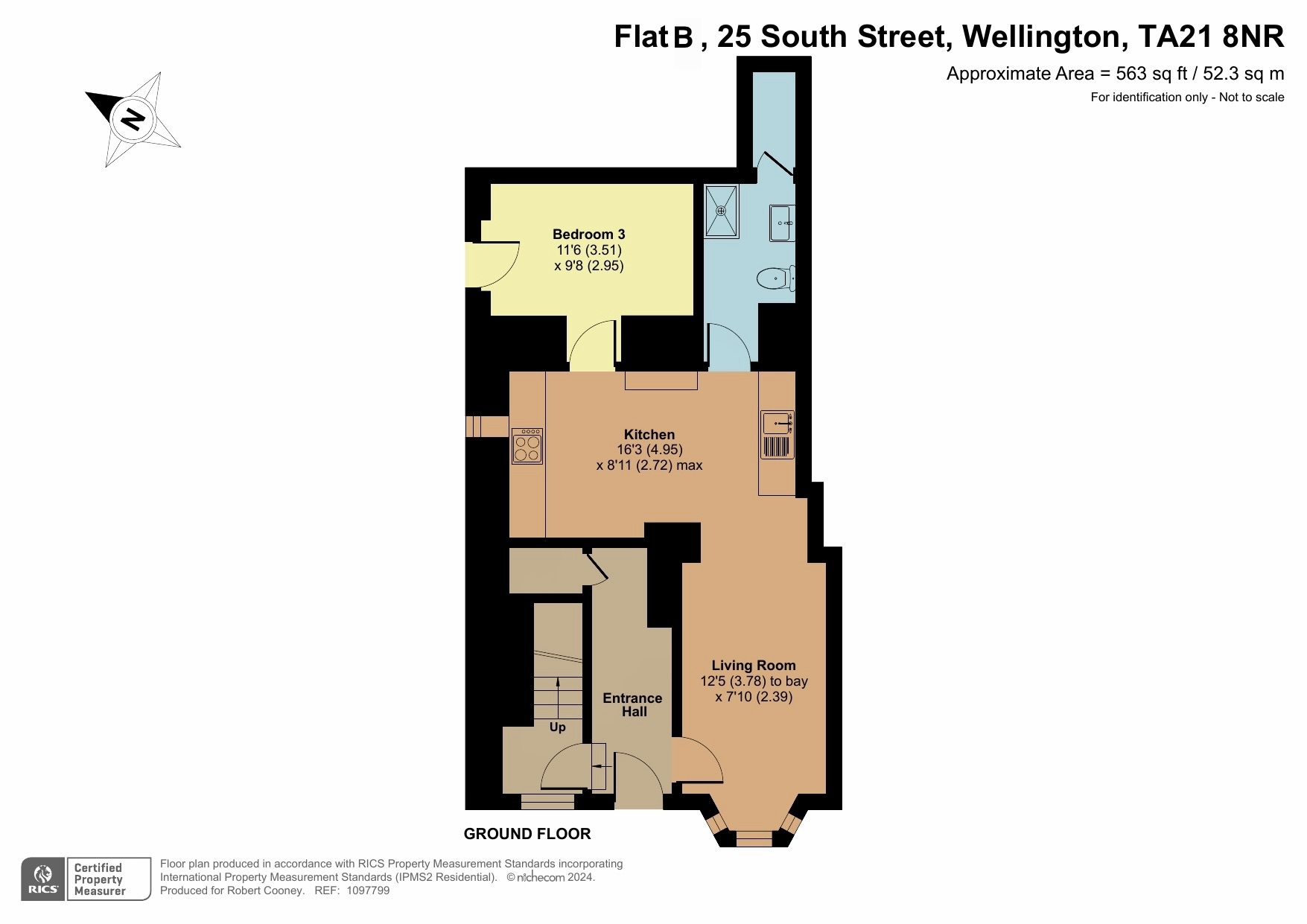 South Street, Wellington TA21, 1 bedroom flat for sale 68545581