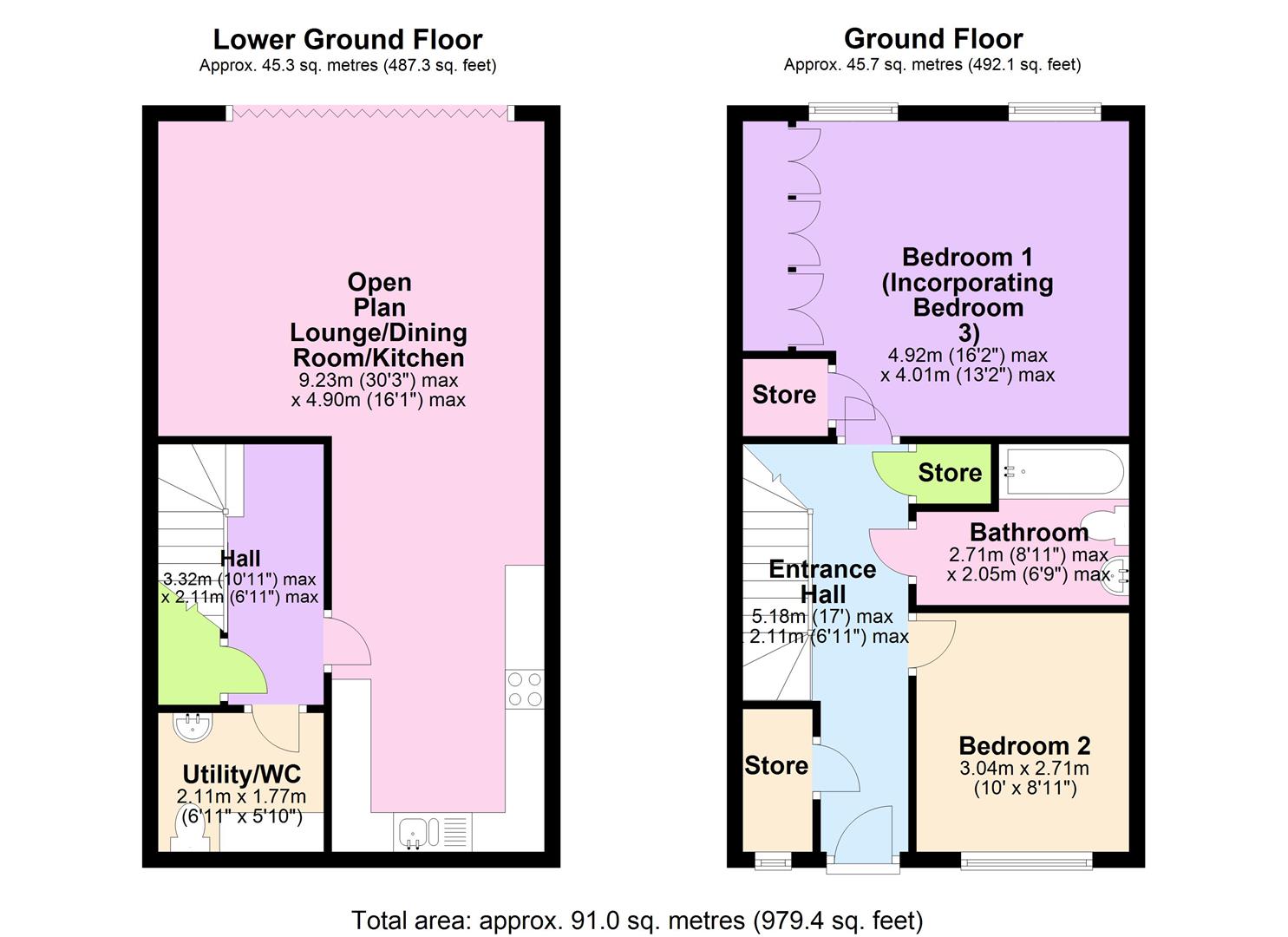 3 Bedrooms Town house for sale in Blackthorn Close, Gedling, Nottingham NG4