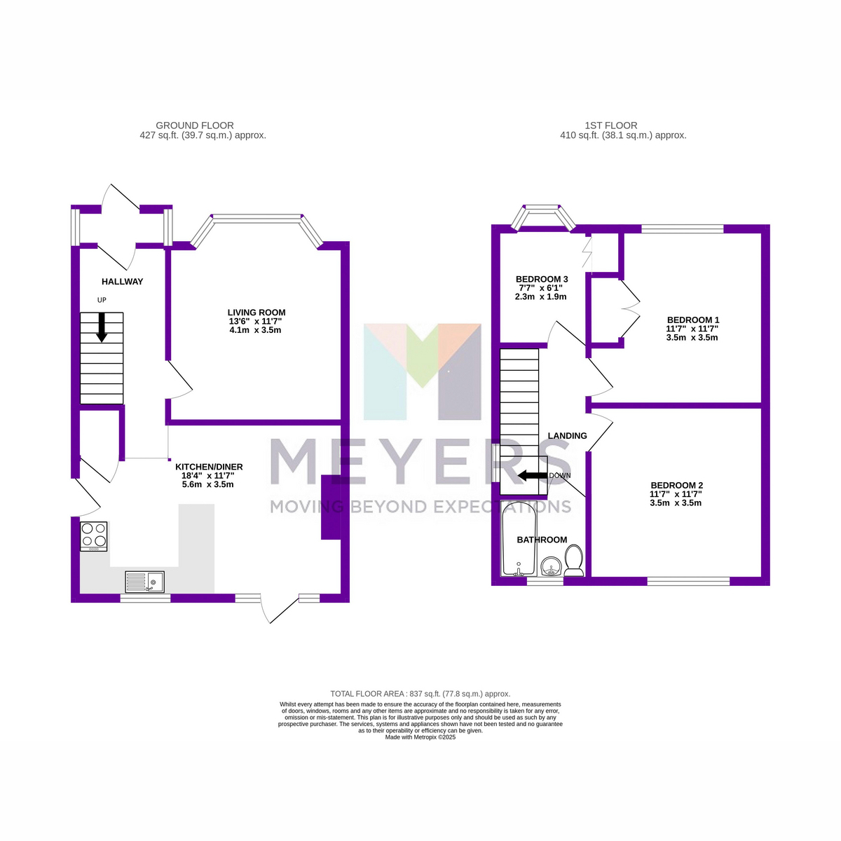 15, Glendon Avenue, Bournemouth floorplan