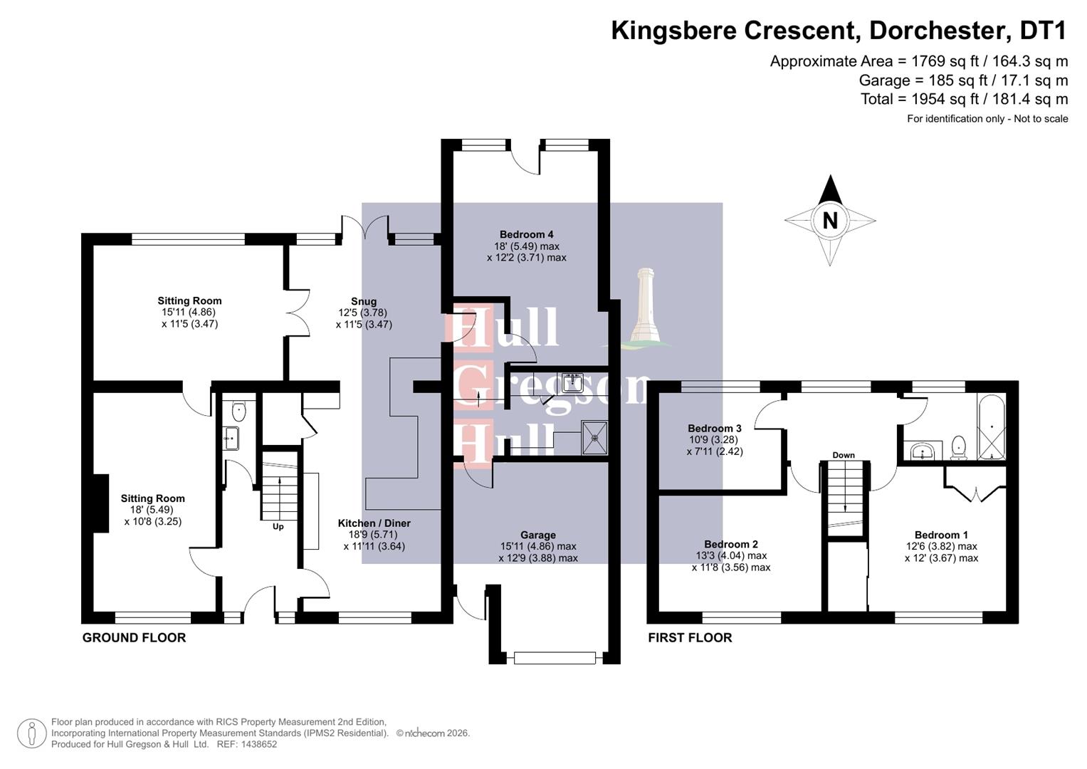 36, Kingsbere Crescent, Dorchester floorplan
