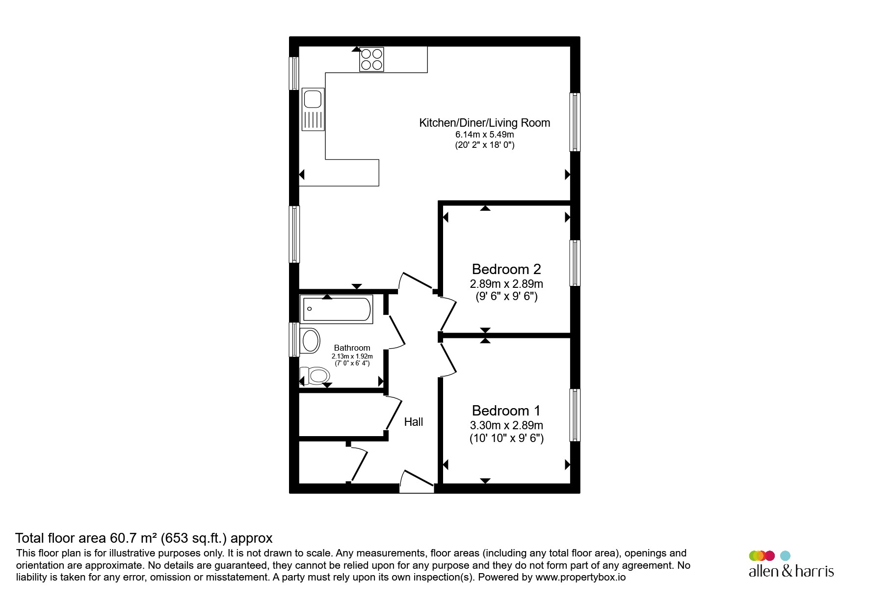 8, Aquarius Court, Swindon floorplan