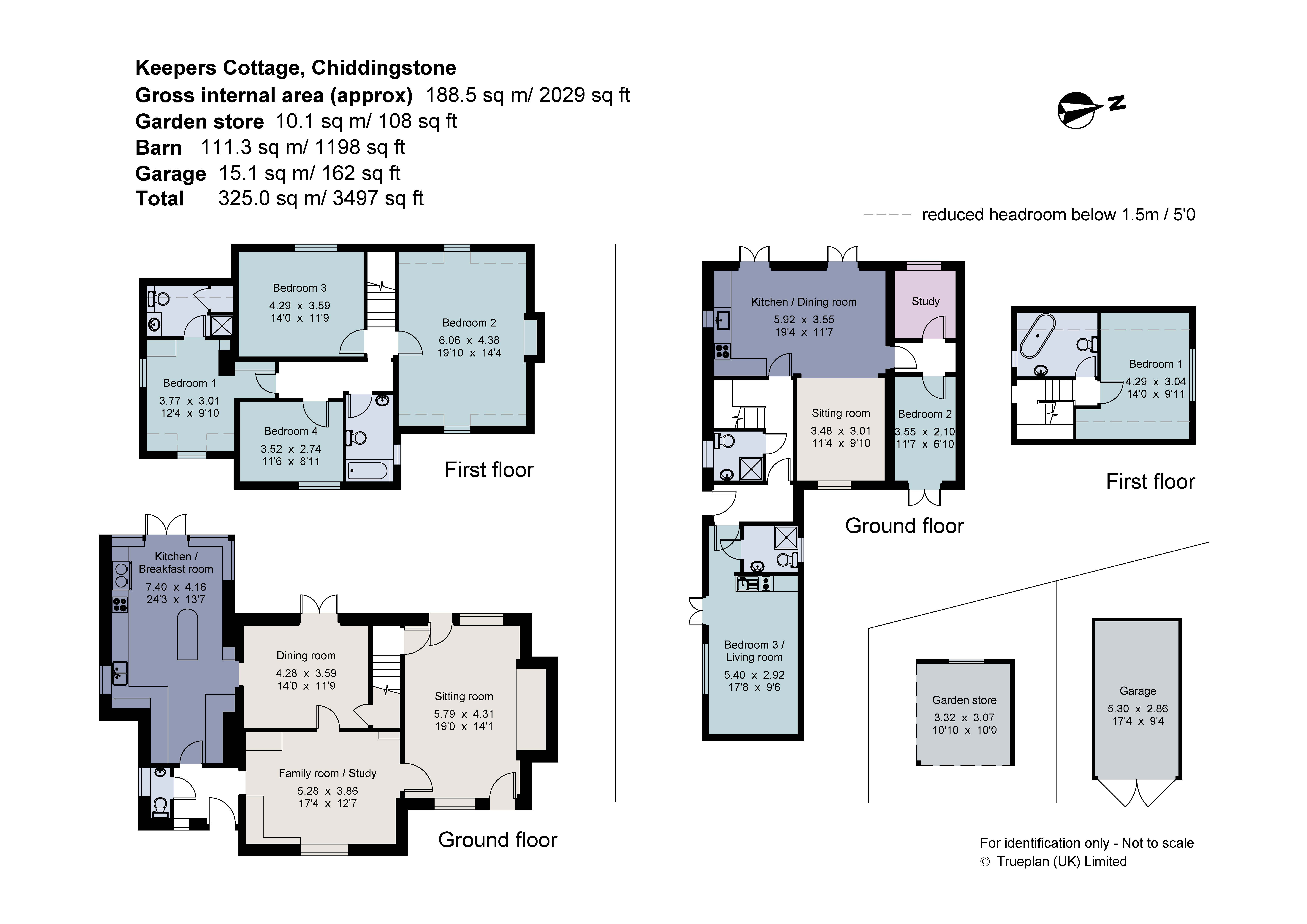 Keepers Cottage,, Somerden Green, Edenbridge floorplan