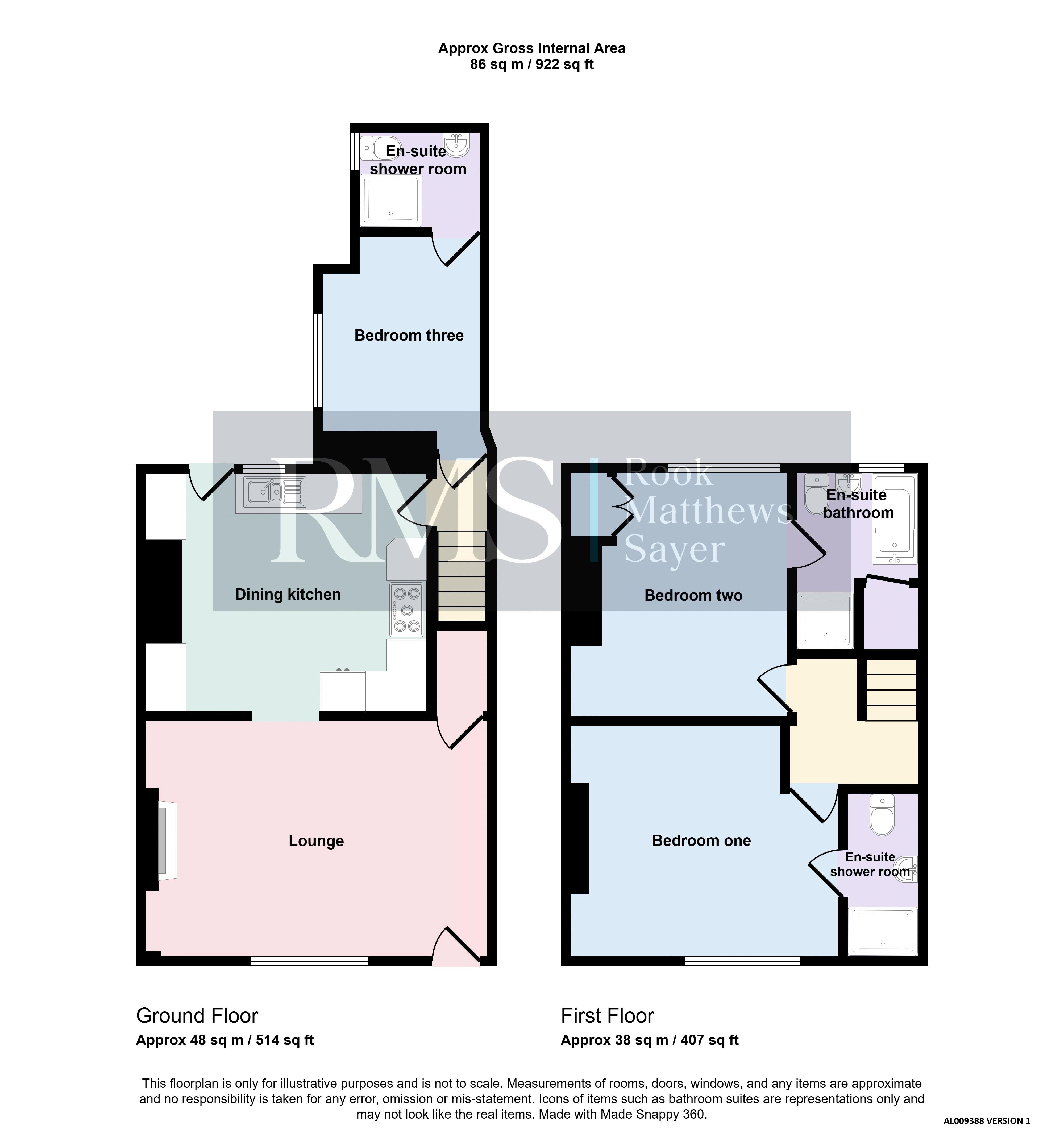 28, Ladbroke Street, Morpeth floorplan