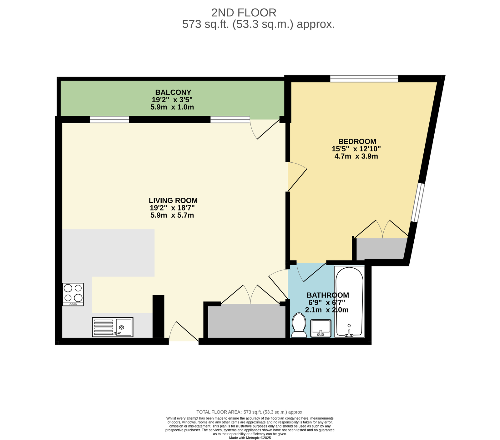 4 Hulme Street, Salford floorplan
