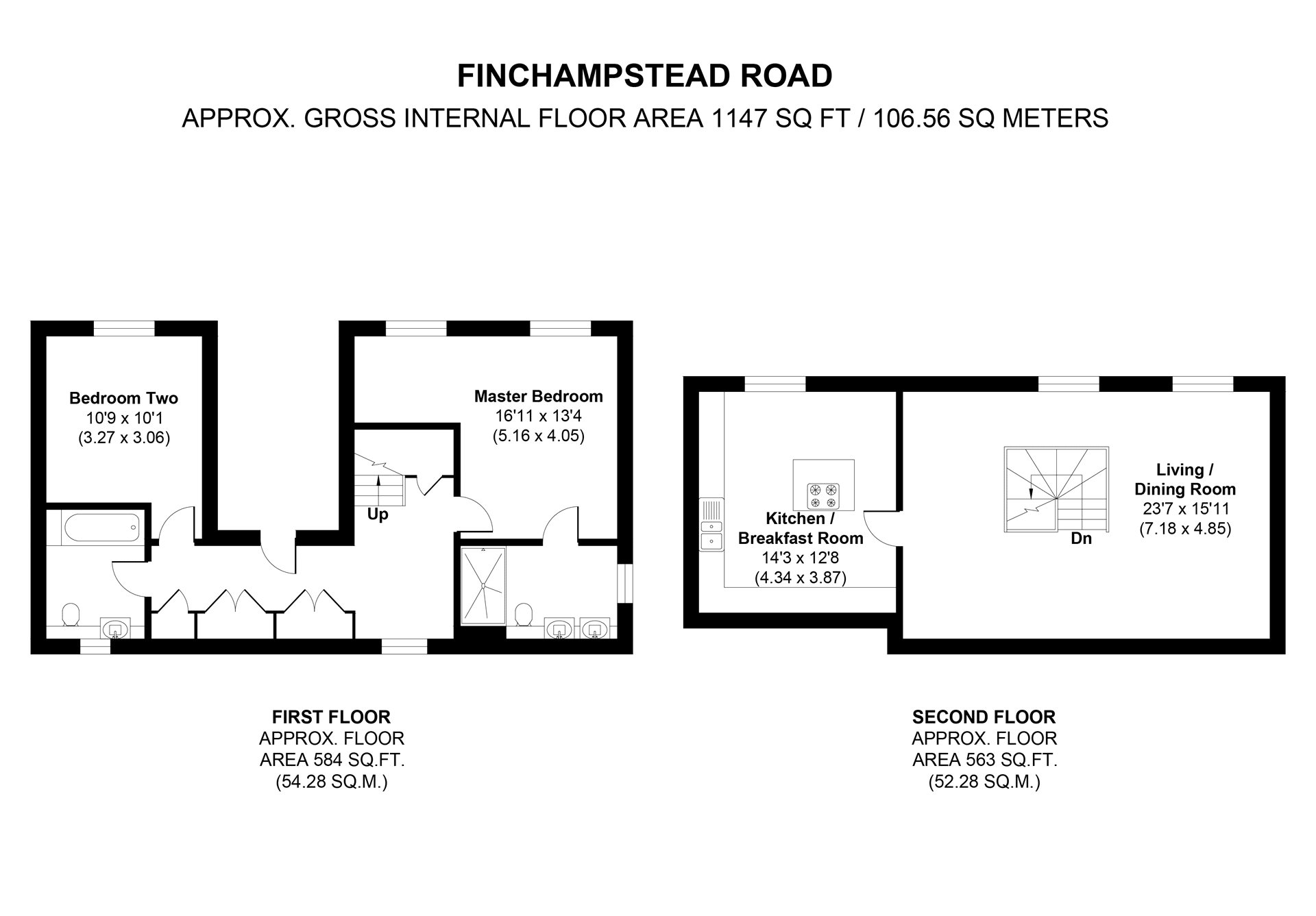 2 Bed Maisonette For Sale In Finchampstead Road Wokingham Berkshire