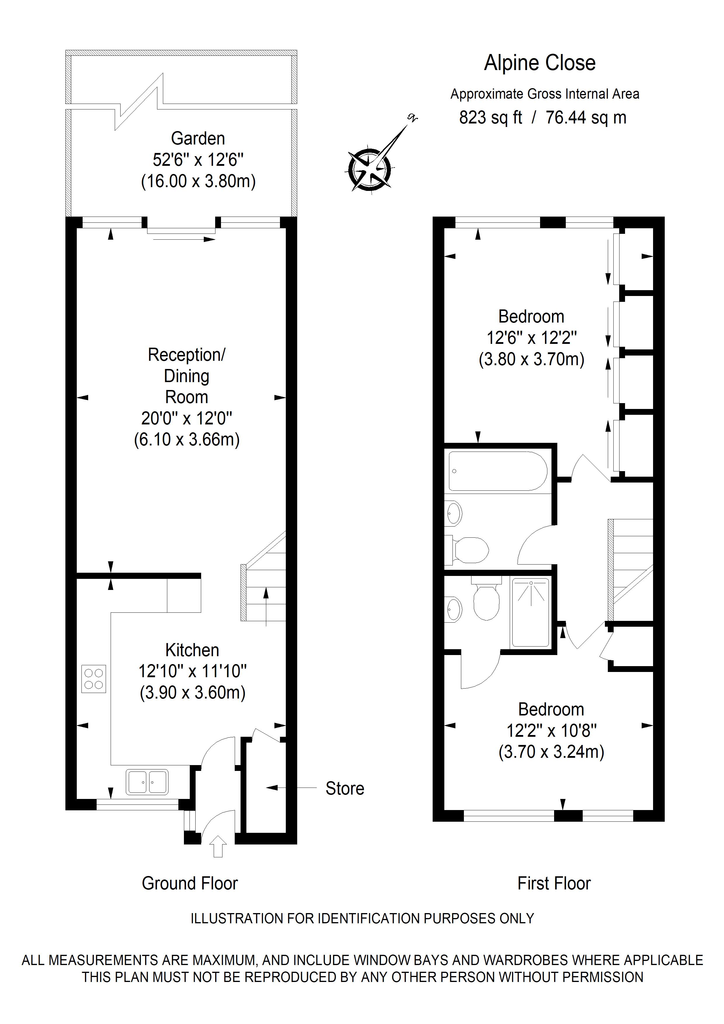 Alpine Close, Croydon floorplan