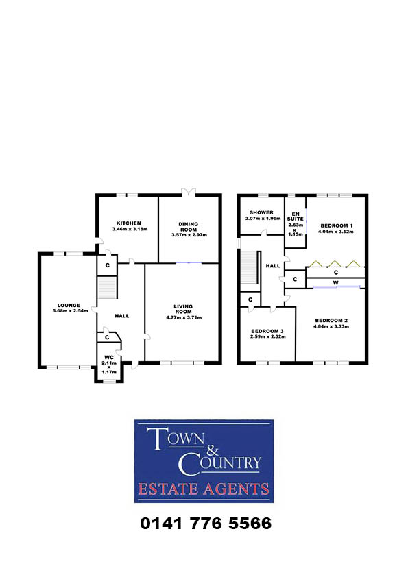 31, Gartocher Drive, Glasgow floorplan