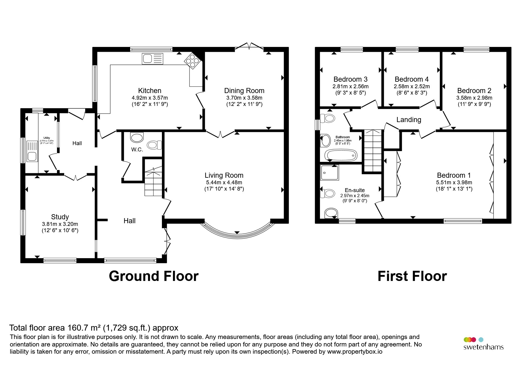 1, Sandiway Close, Northwich floorplan