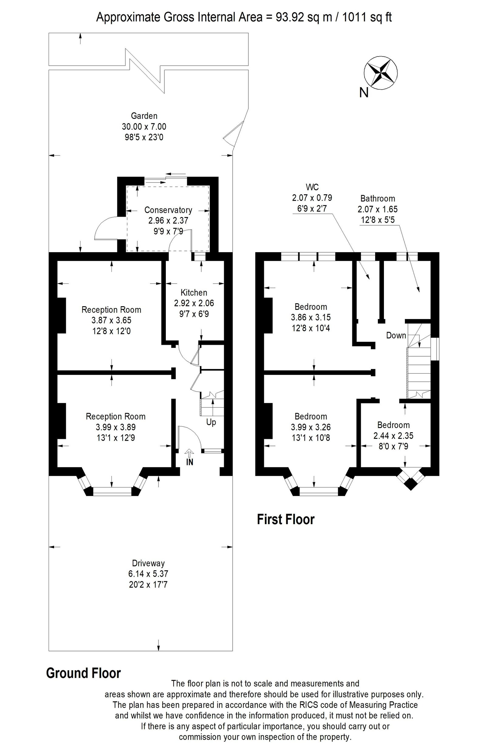 11, Malden Hill, New Malden floorplan