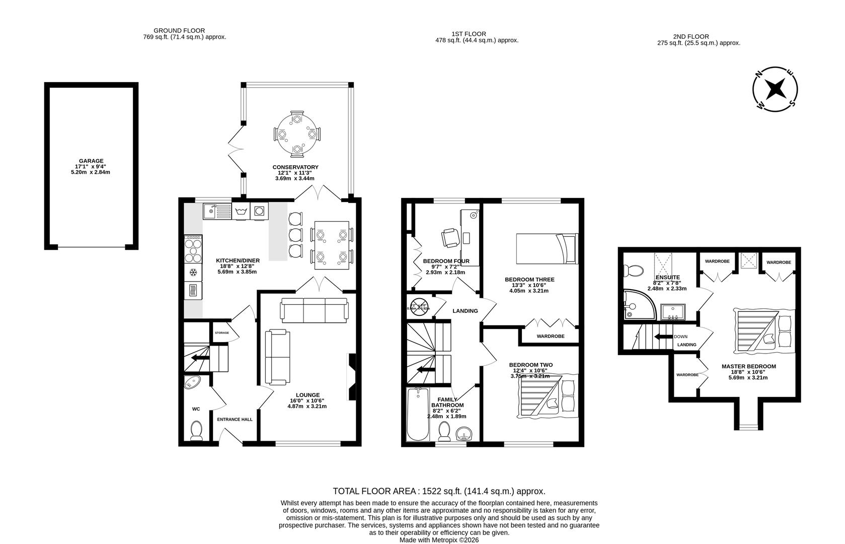7, Yorkshire Close, Chorley floorplan
