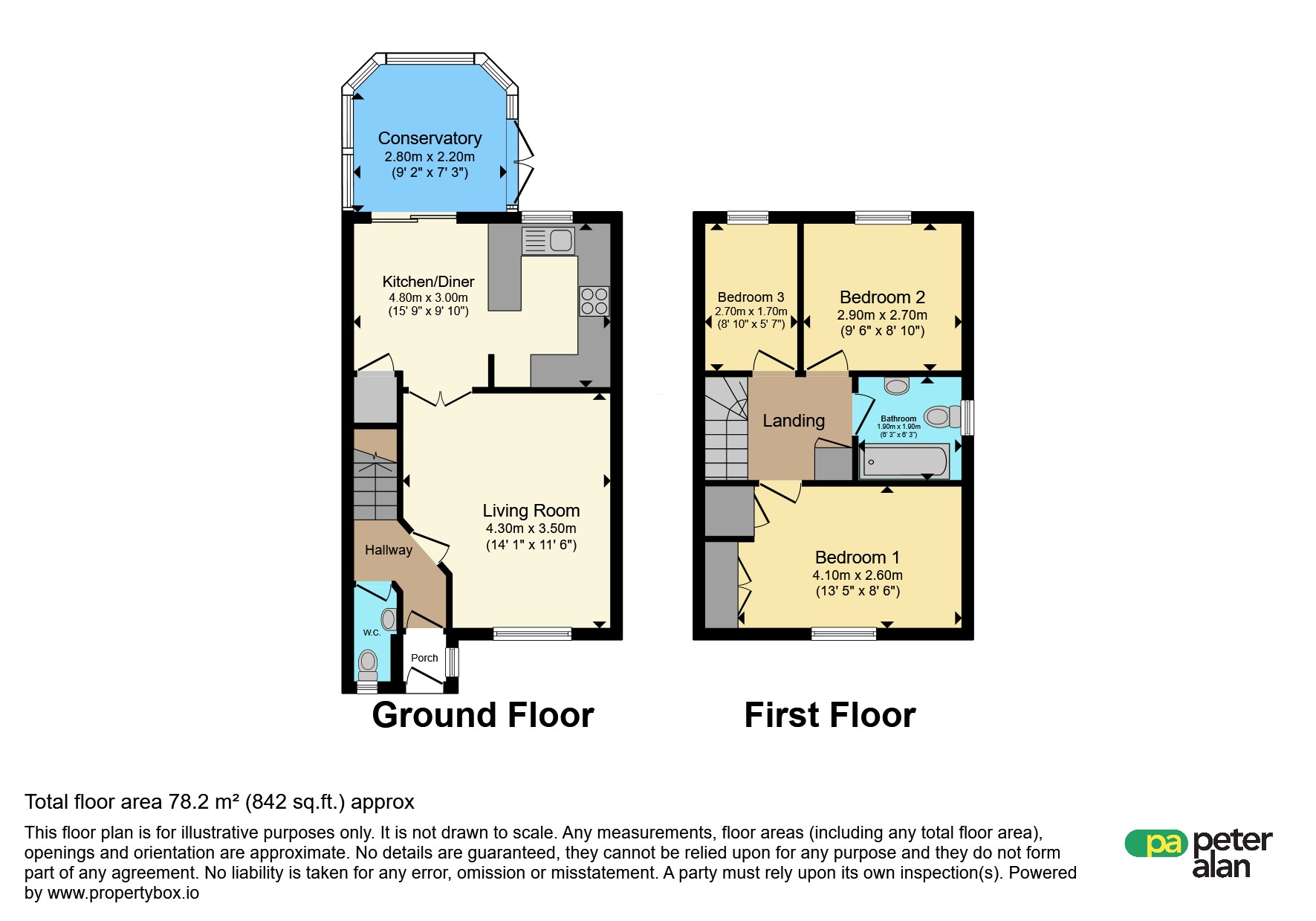 20, Squires Court, PONTYPRIDD floorplan