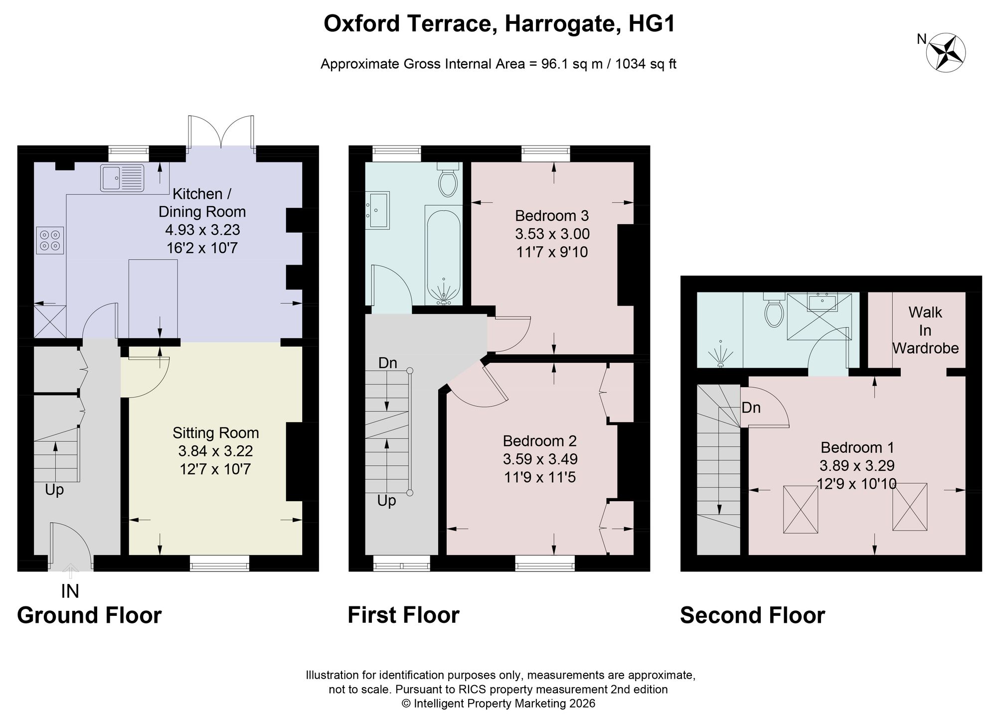 5 Oxford Terrace, Harrogate floorplan