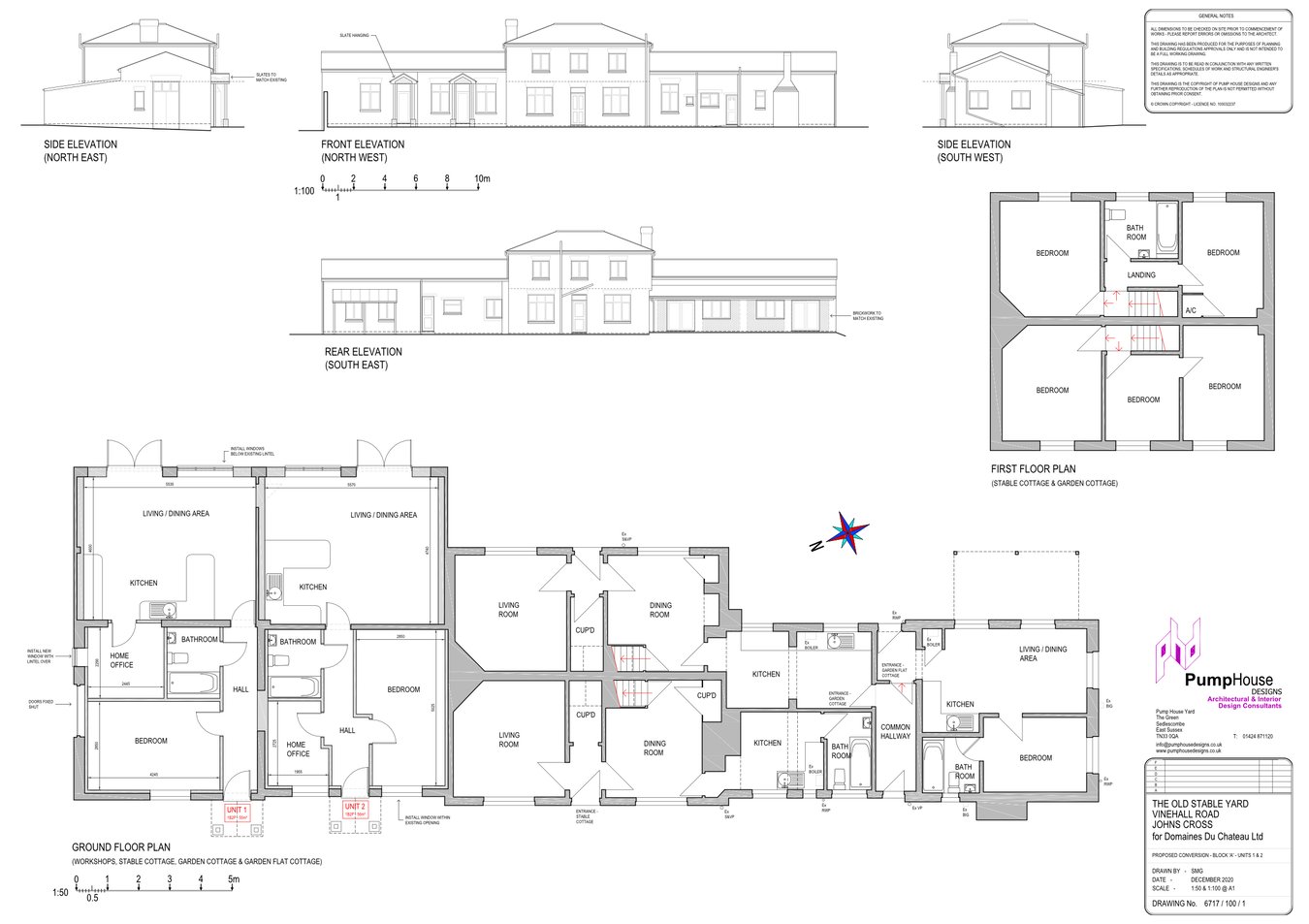 Unit 1 & 2, Old Stable Yard, Vinehall road, Robertsbridge floorplan