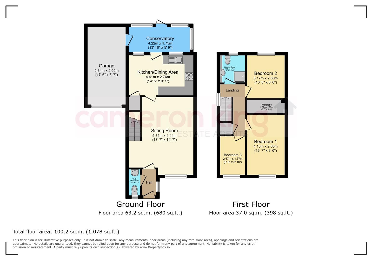 48, Gervaise Close, Slough floorplan