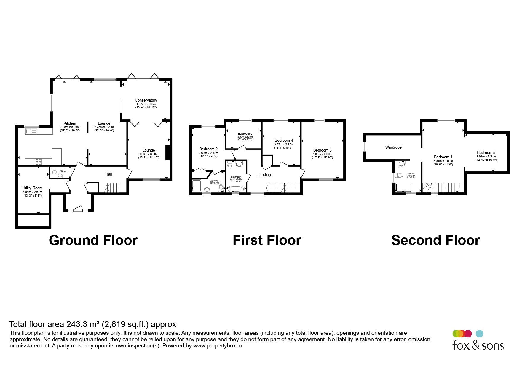 Springbank, 95, Church Street, Eastbourne floorplan