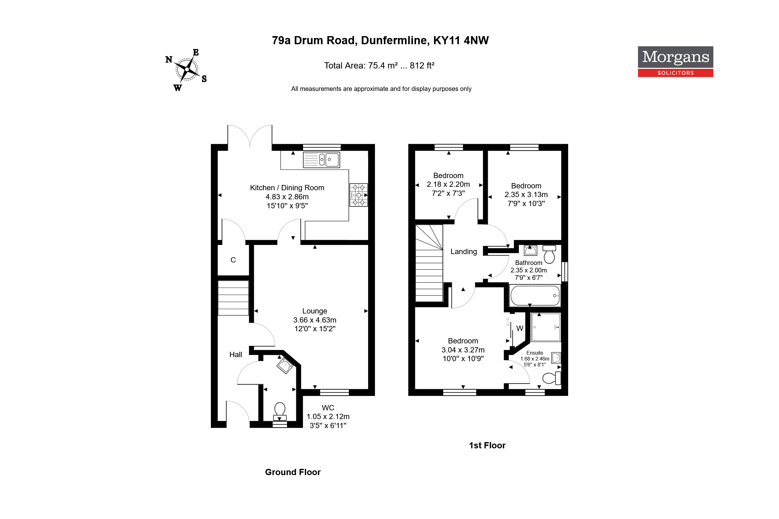 79A, Drum Road, Dunfermline floorplan