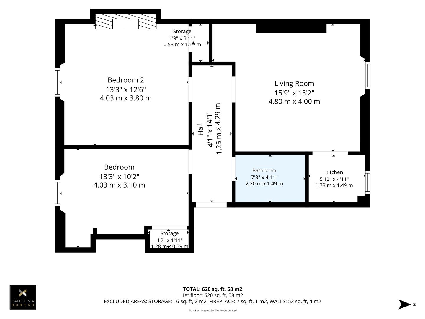 2/2, 15, Dumbarton Road, Glasgow floorplan