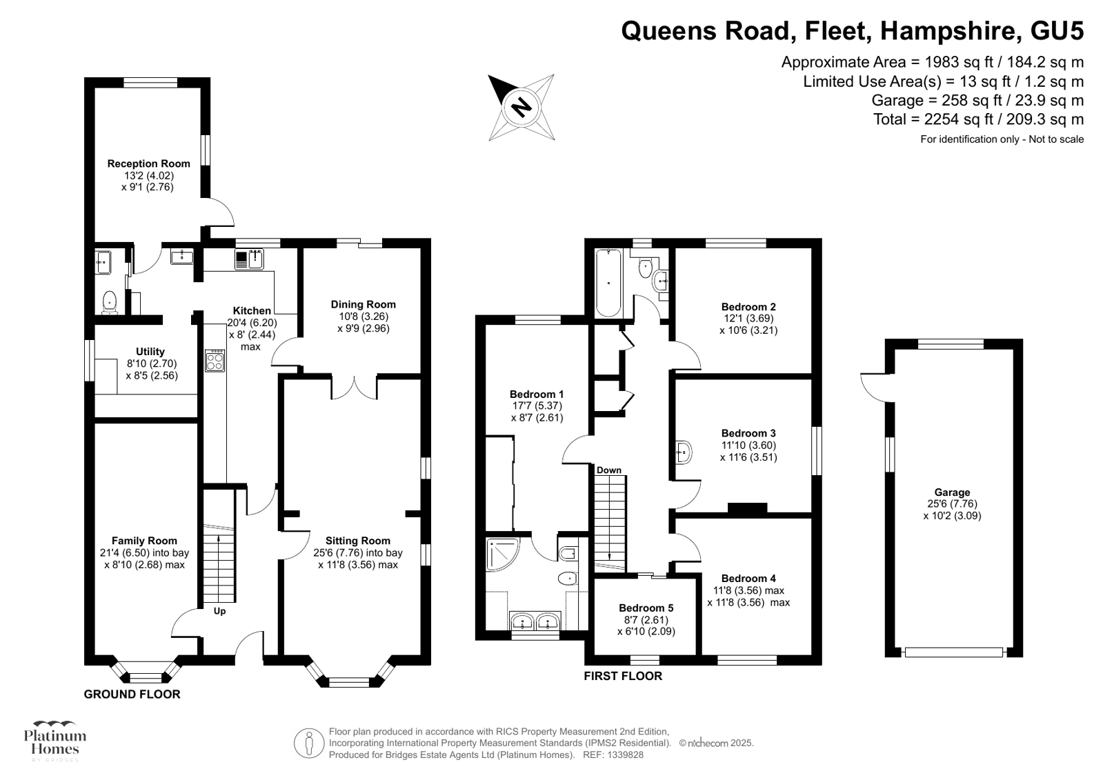 23, Queens Road, Hampshire floorplan