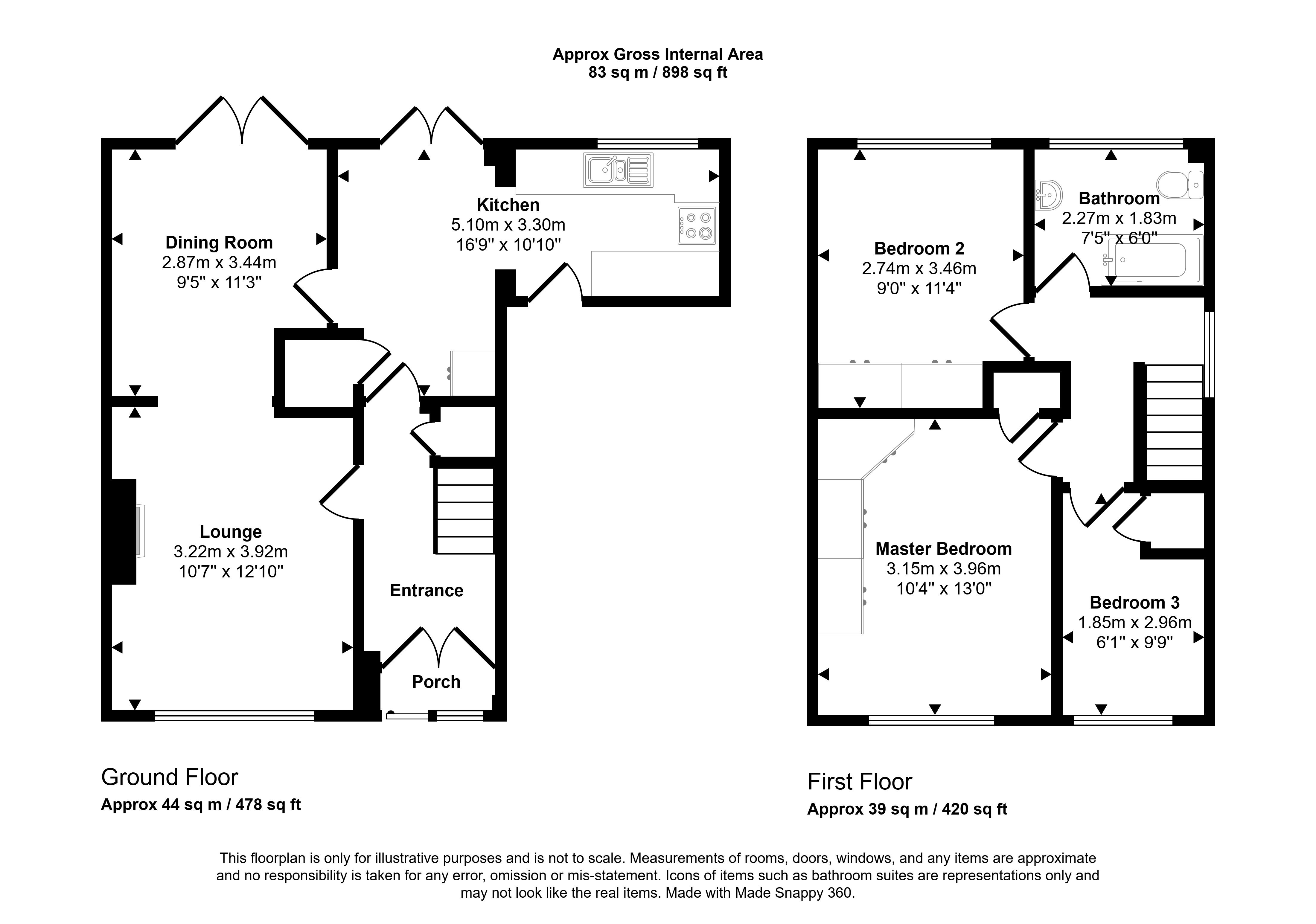 Cormorant Close, Blyth floorplan