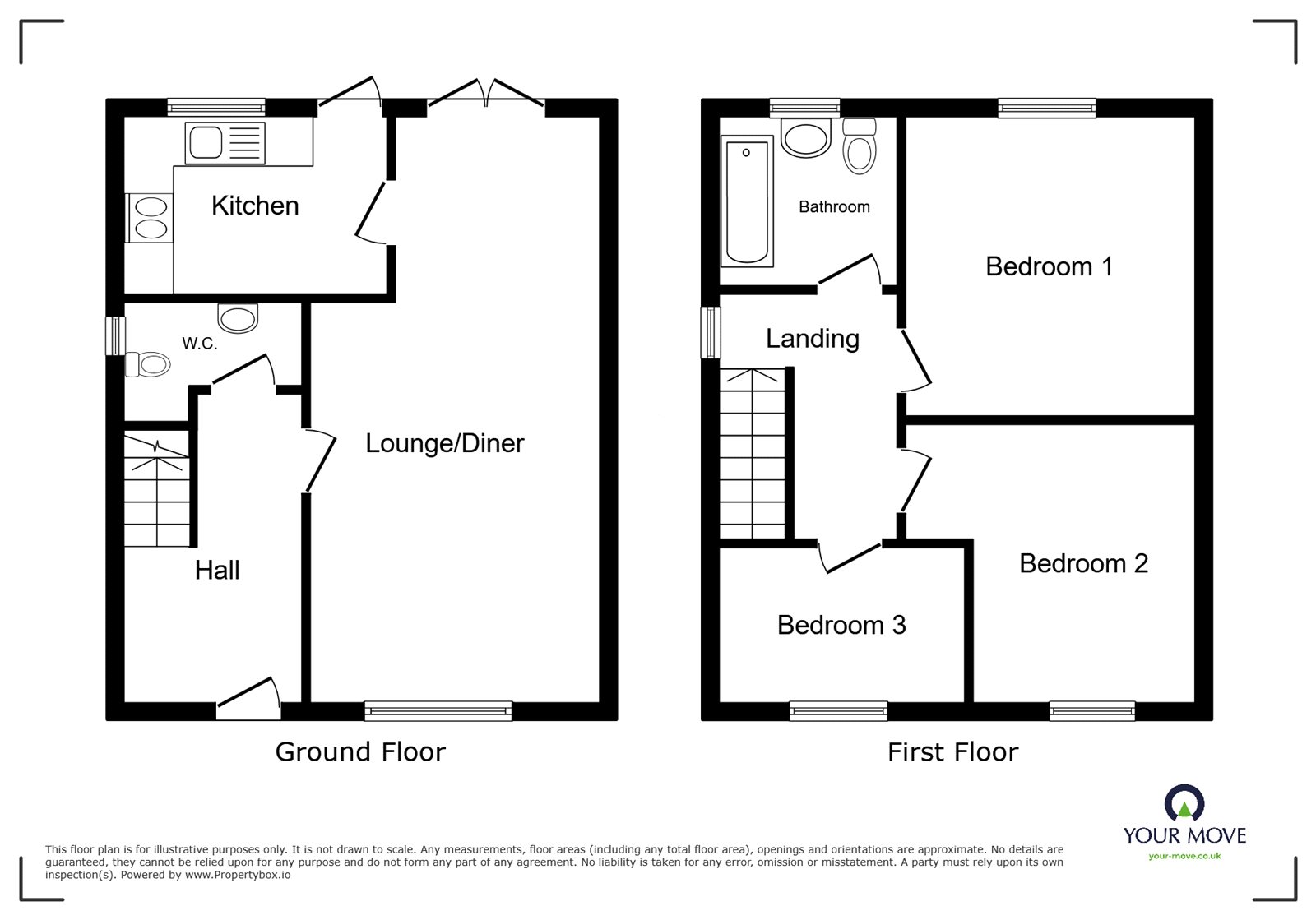 31, Frensham Drive, Warwickshire floorplan