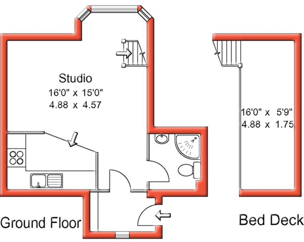 Flat 2, 40, HYDE TERRACE, Leeds floorplan