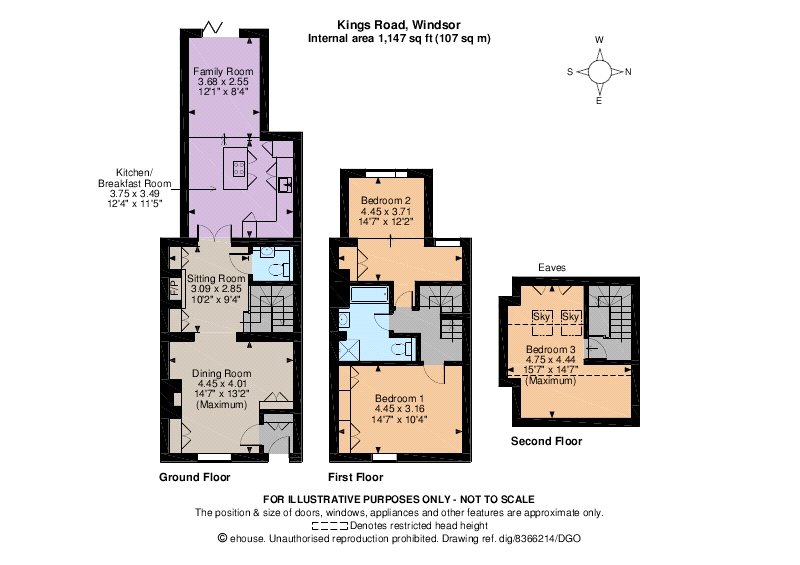 3 Bedrooms Terraced house for sale in Kings Road, Windsor, Berkshire SL4