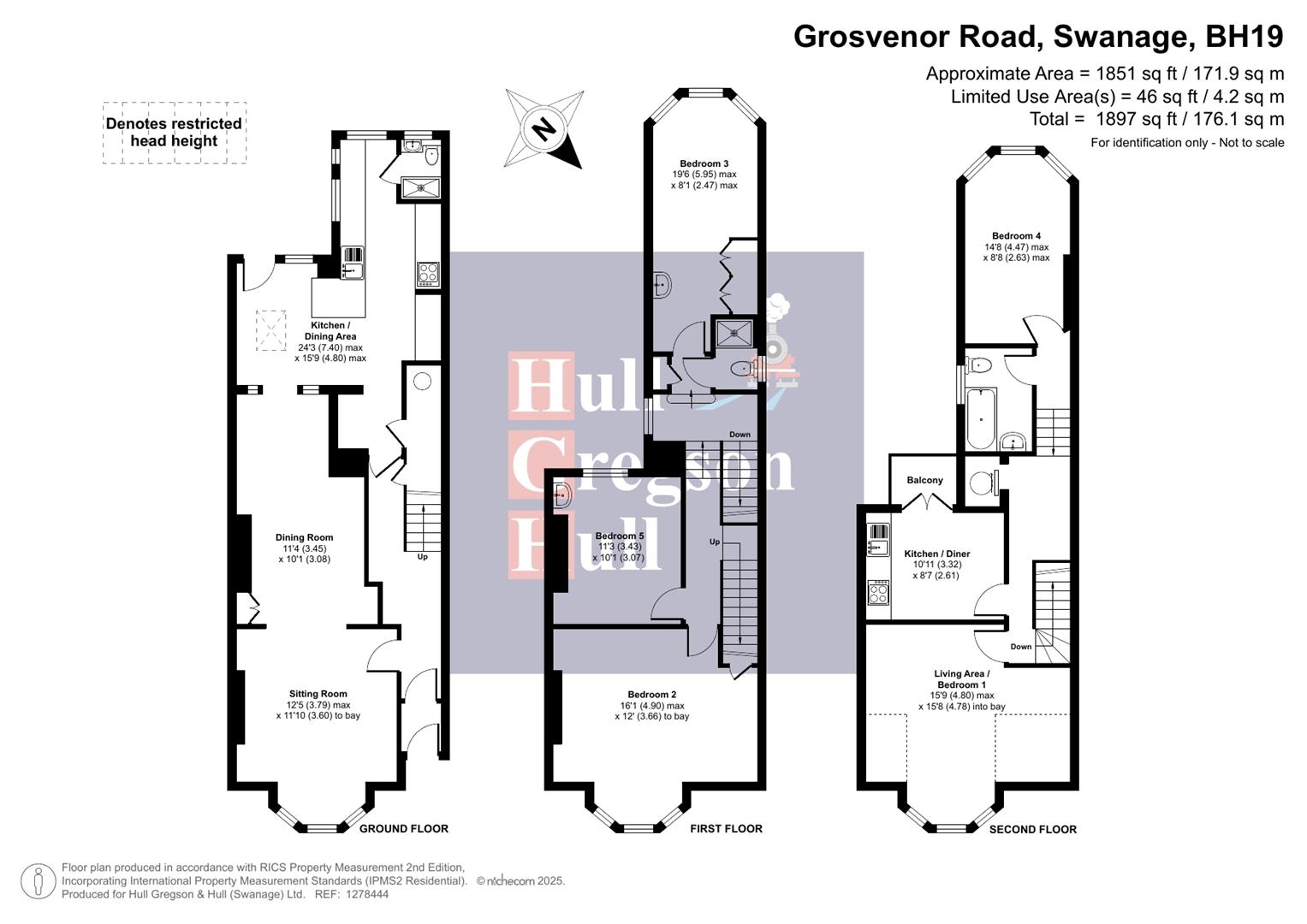 10, Grosvenor Road, Swanage floorplan