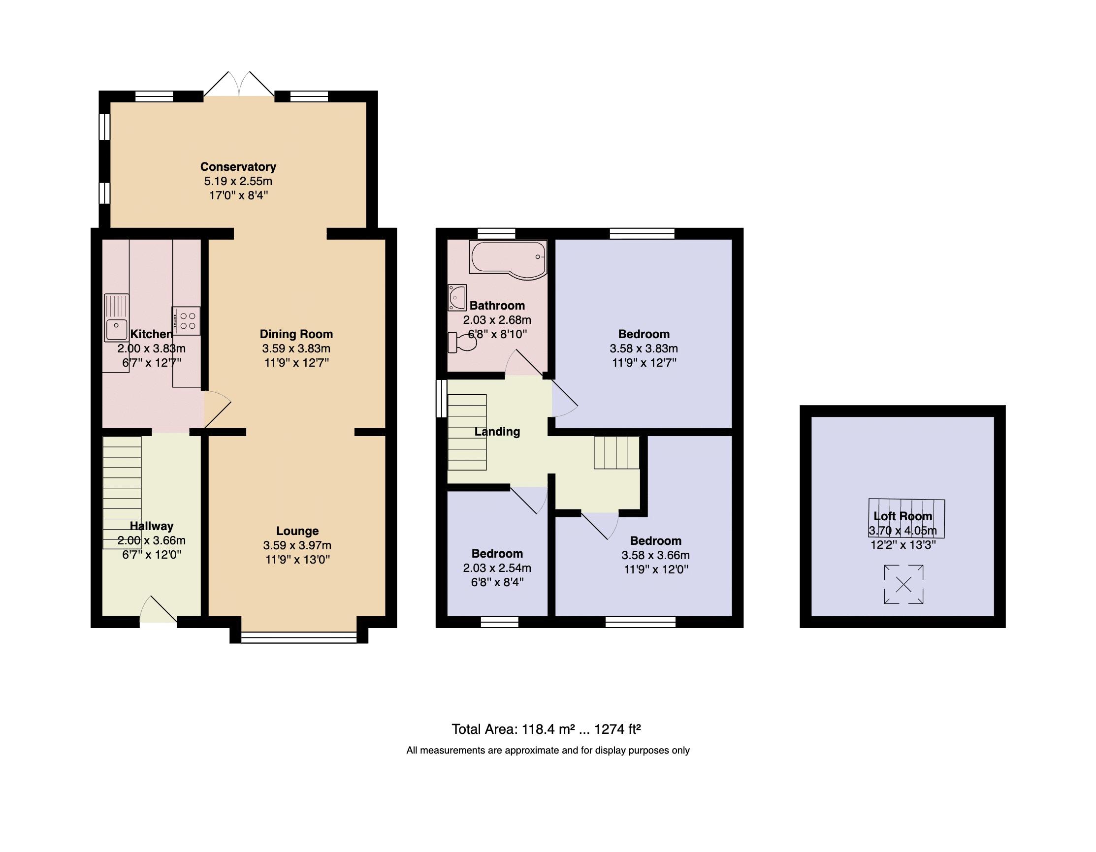 96, Rectory Lane, Manchester floorplan