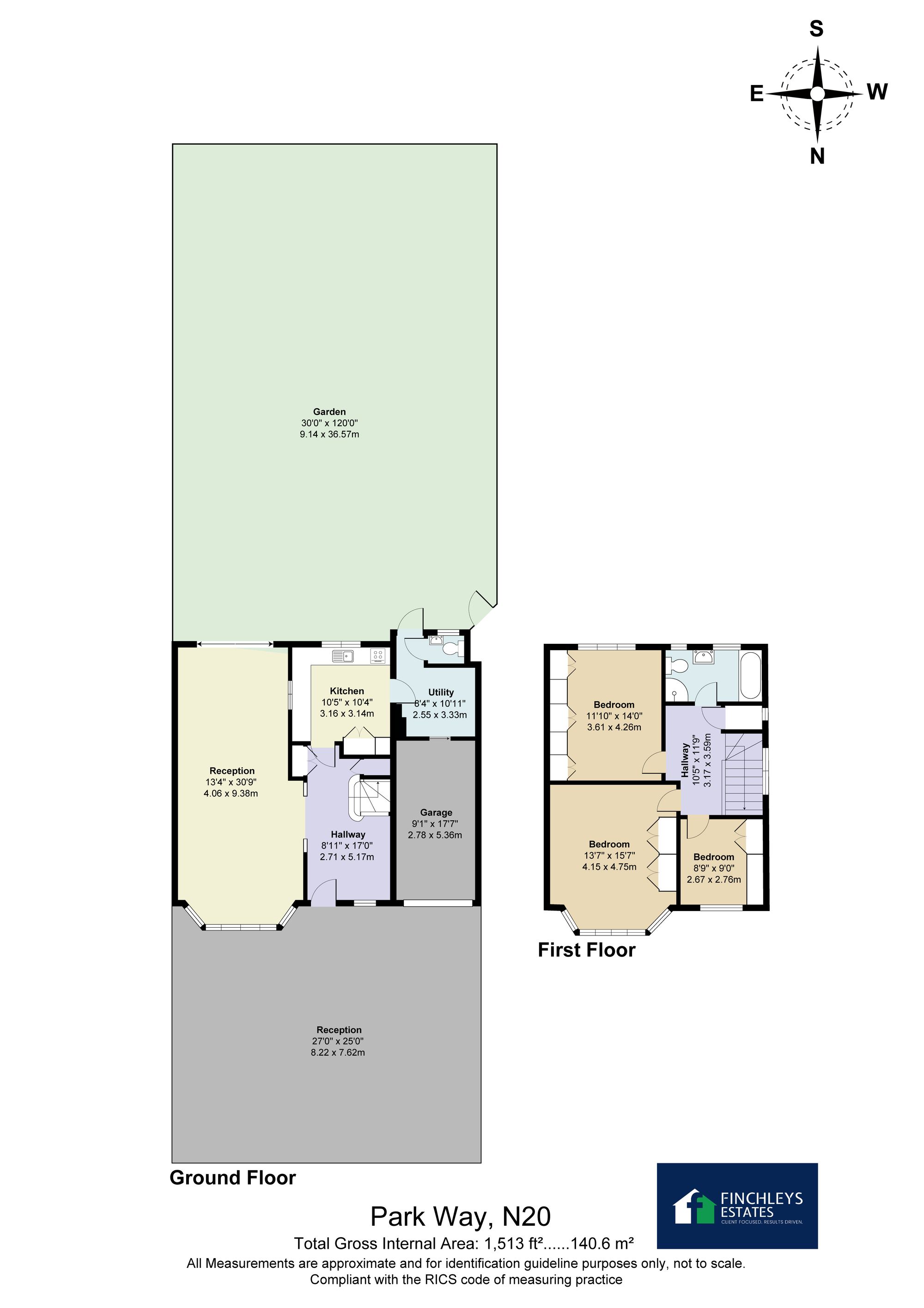 44 Park Way, London floorplan
