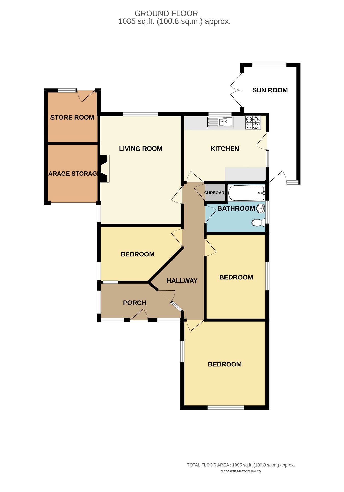 1, Rookery Close, Rayleigh floorplan