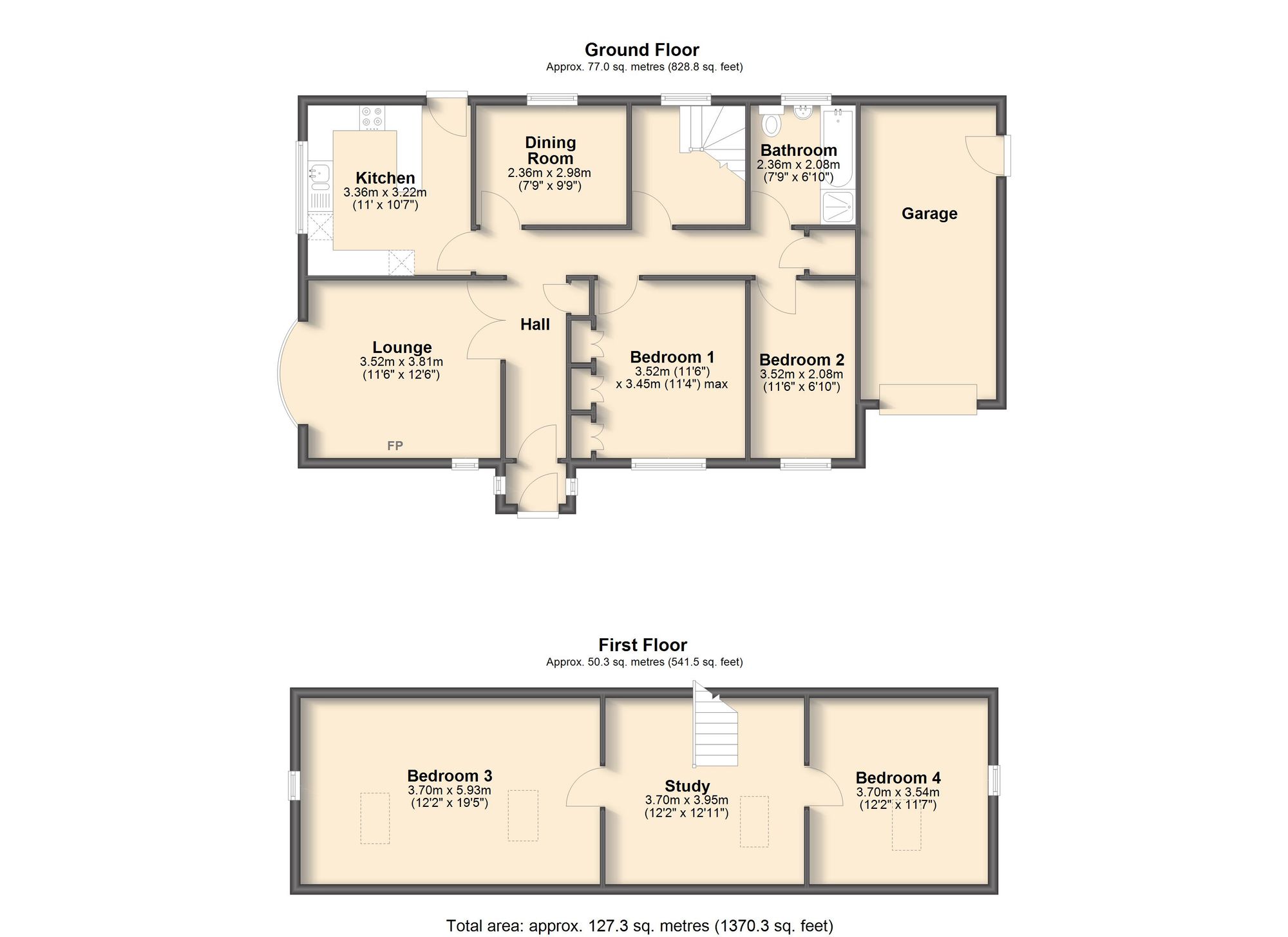 1A Manor Avenue, Chesterfield floorplan