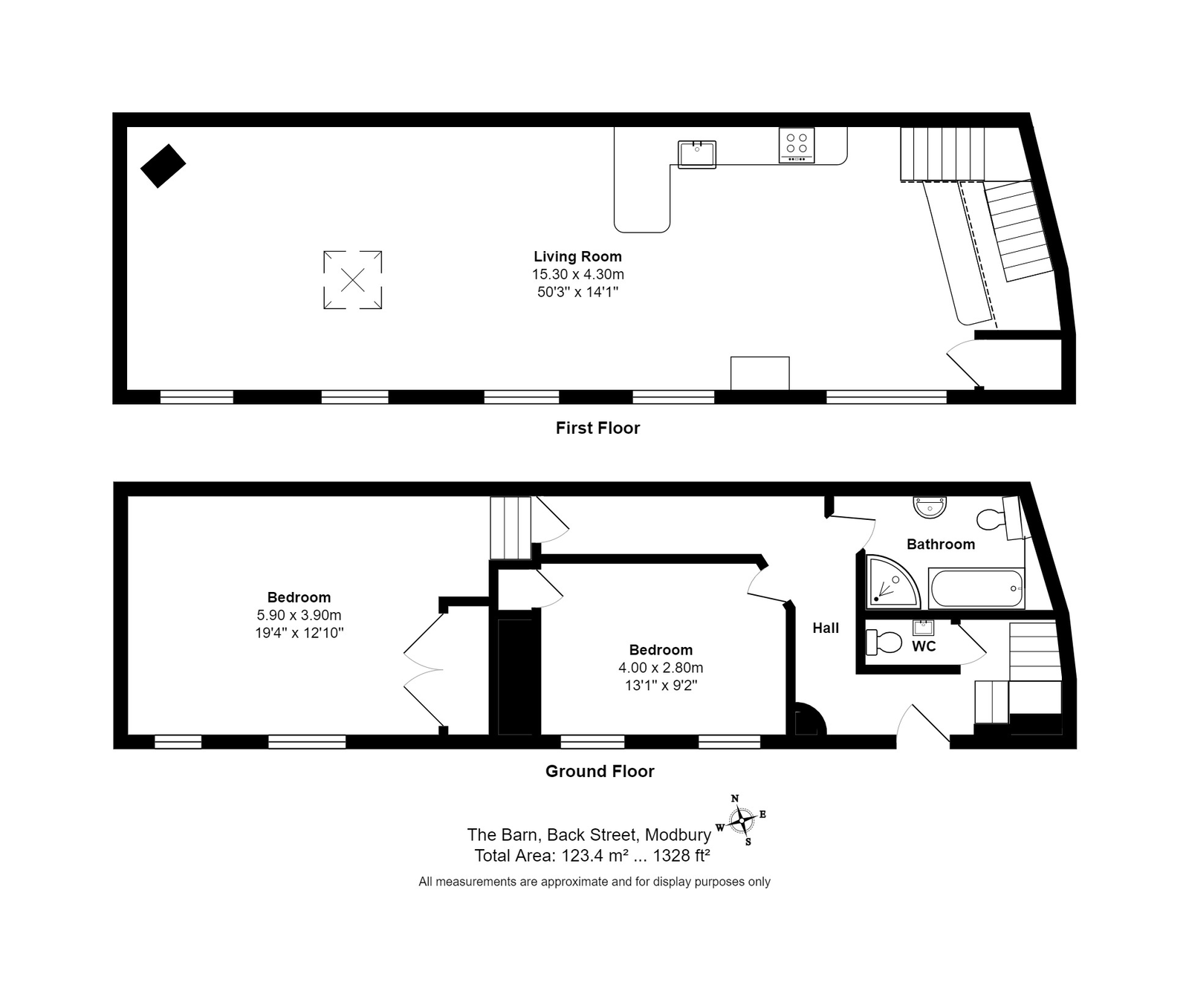 The Barn, Back Street, Devon floorplan