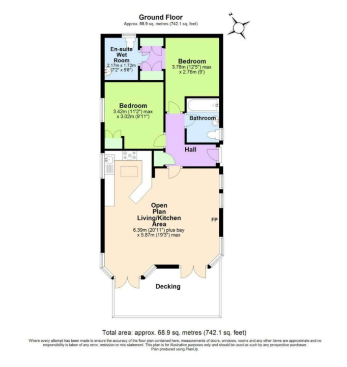4, Swainswood, Park Road, Swadlincote floorplan