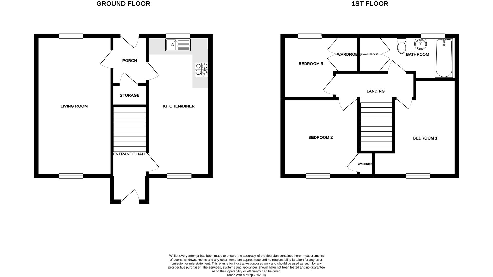 Oakfield, Newton Aycliffe DL5, 3 bedroom end terrace house to rent