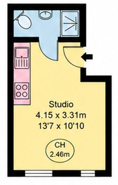 flat 18, 36, Penywern Road, Penywern Road floorplan