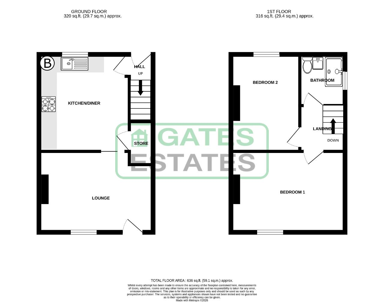 48, Edderthorpe Lane, Barnsley floorplan
