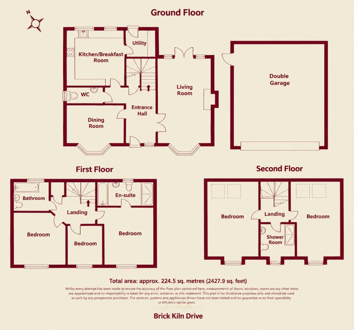 Brick Kiln Drive, Dunmow floorplan