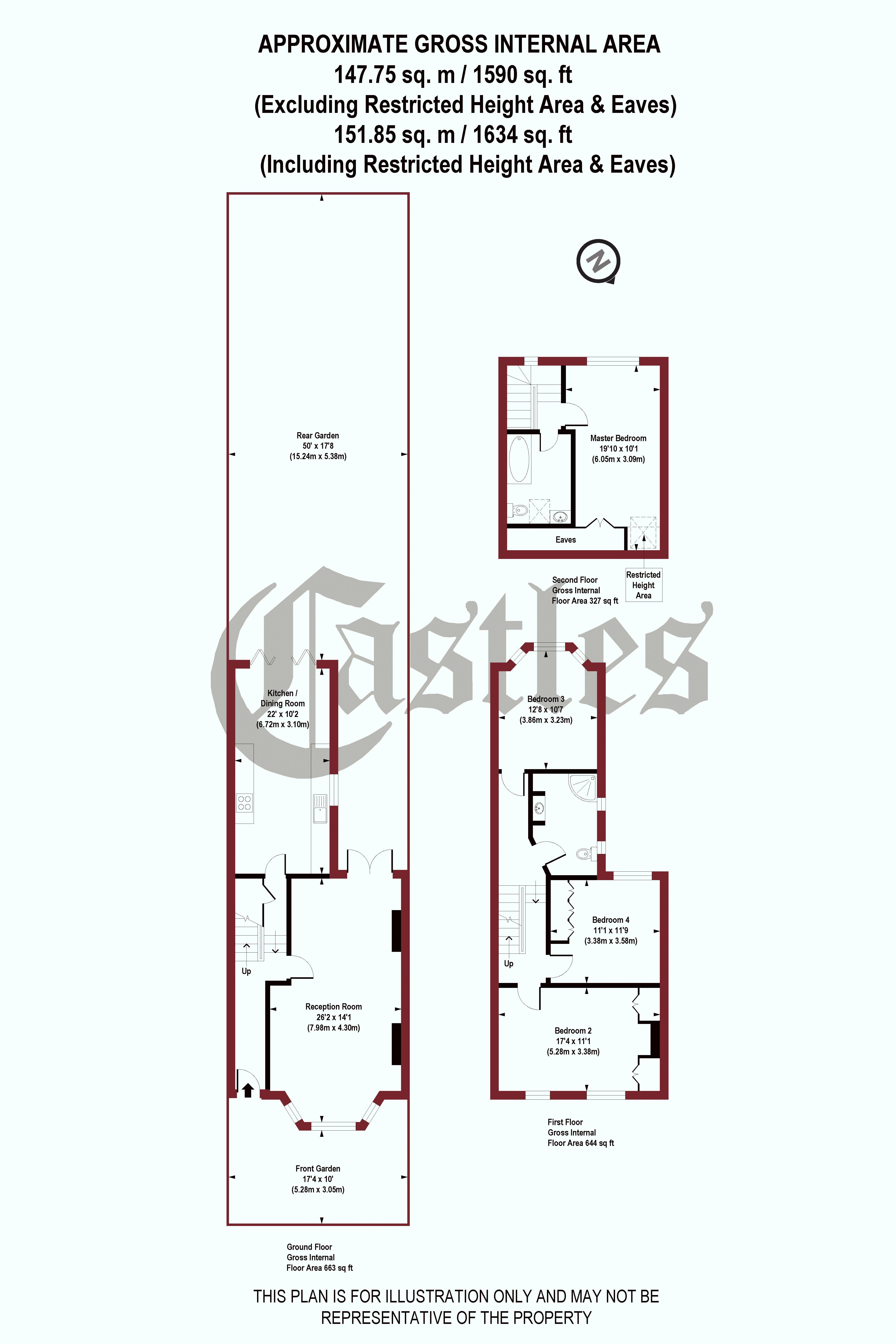 4 Bedrooms Terraced house for sale in Clovelly Road, London N8