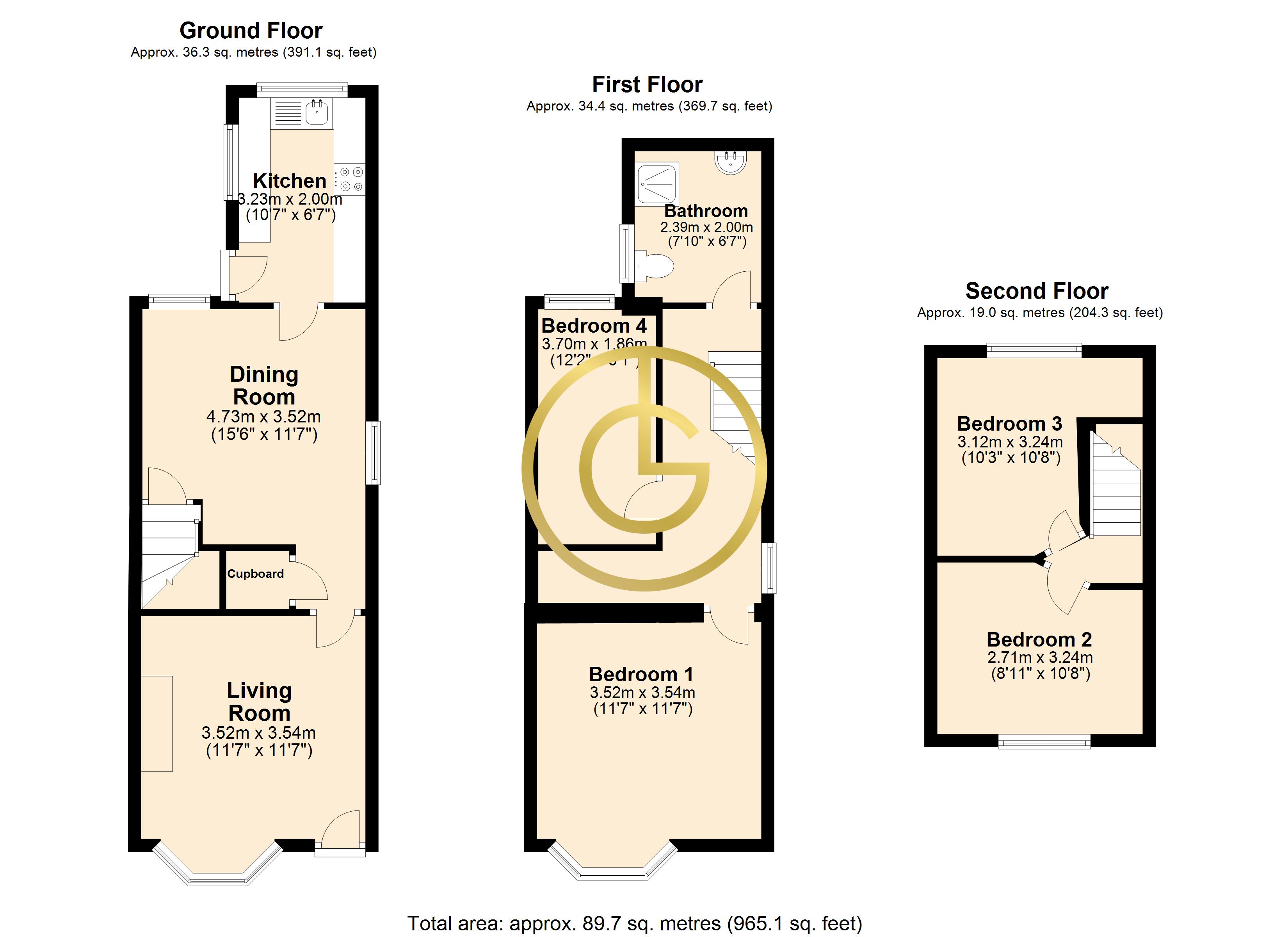 4 Bedrooms End terrace house for sale in Claude Street, Dunkirk, Nottingham NG7