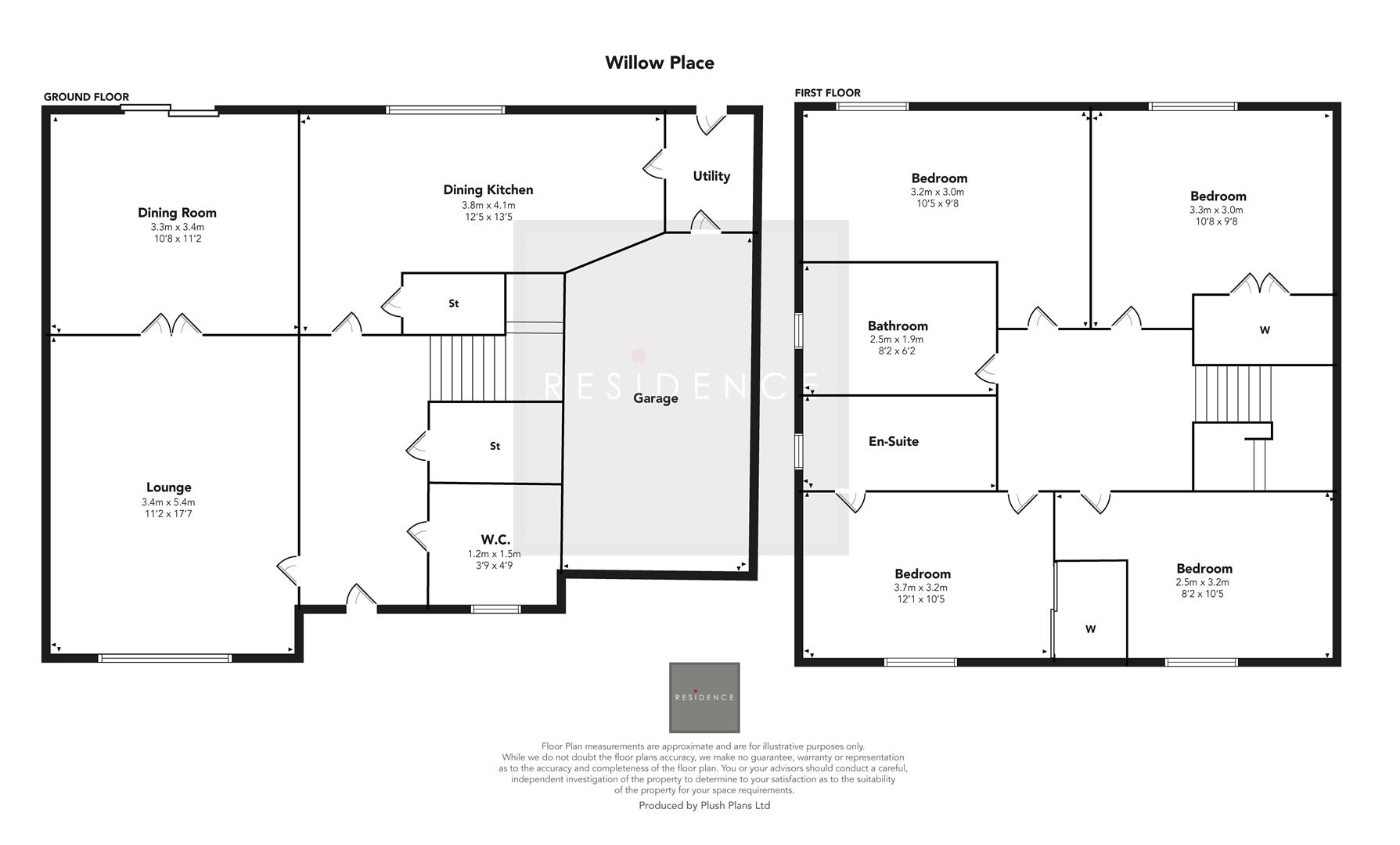 12, Willow Place, Lanark floorplan