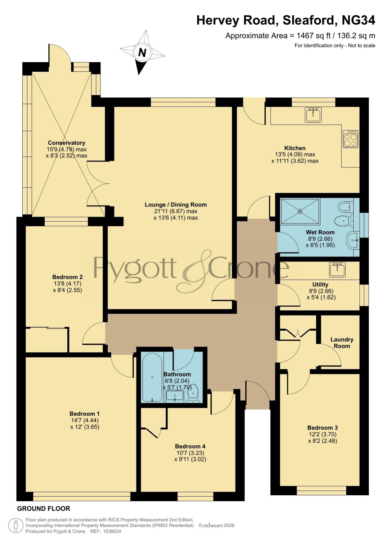 Hervey Road, Sleaford floorplan
