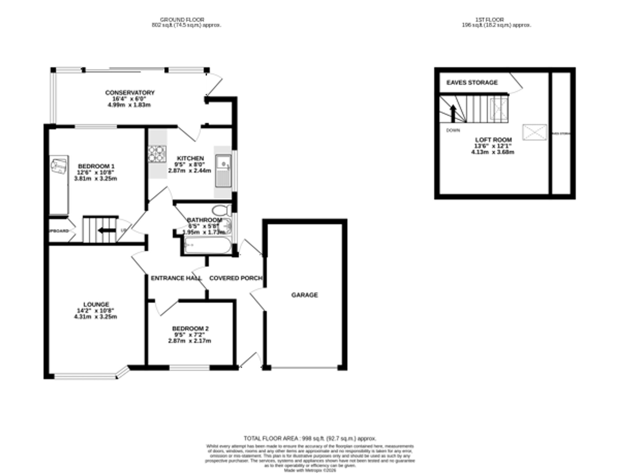 62 Foxhunter Drive, Leicester floorplan