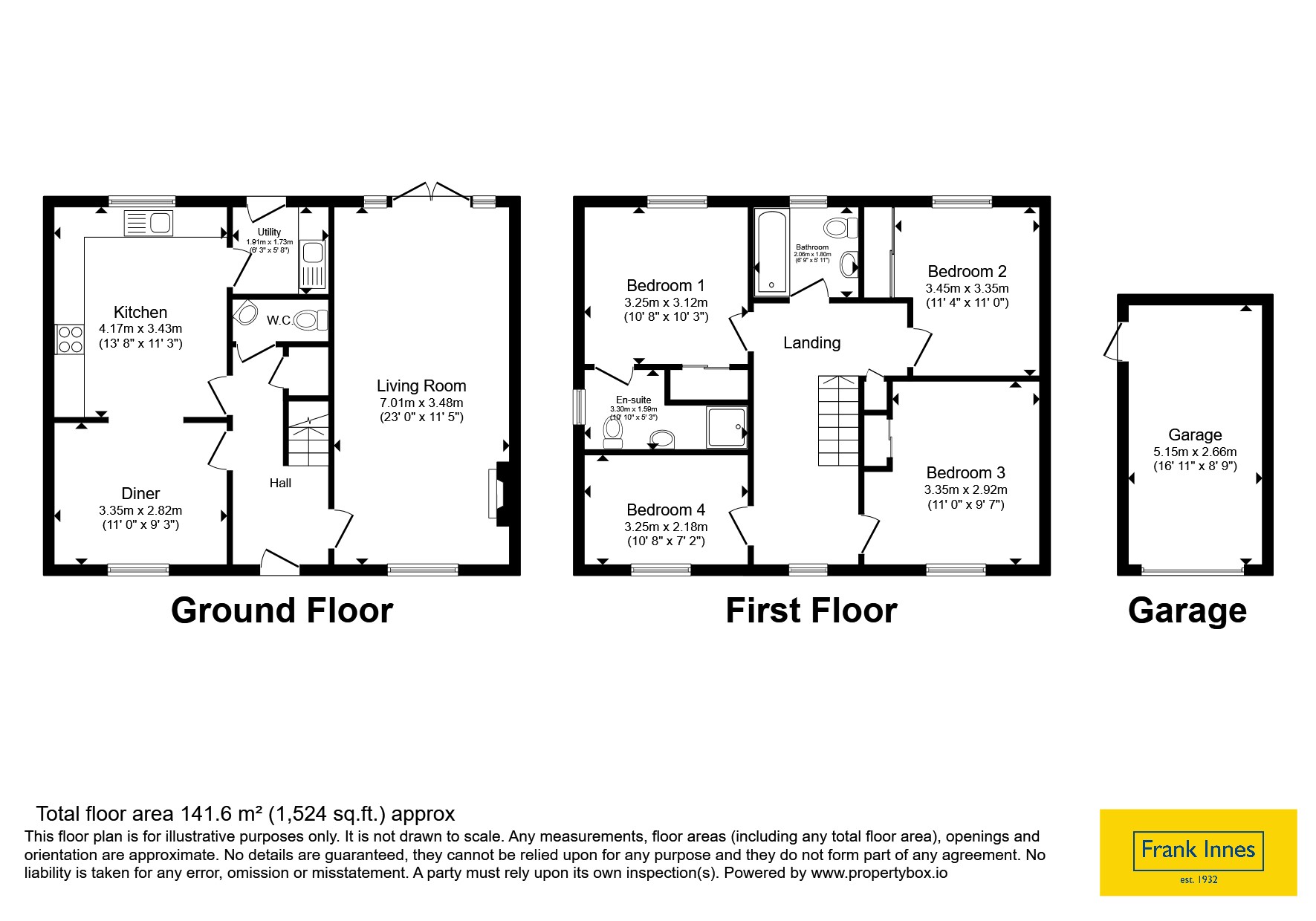 12, Calder Gardens, Nottingham floorplan